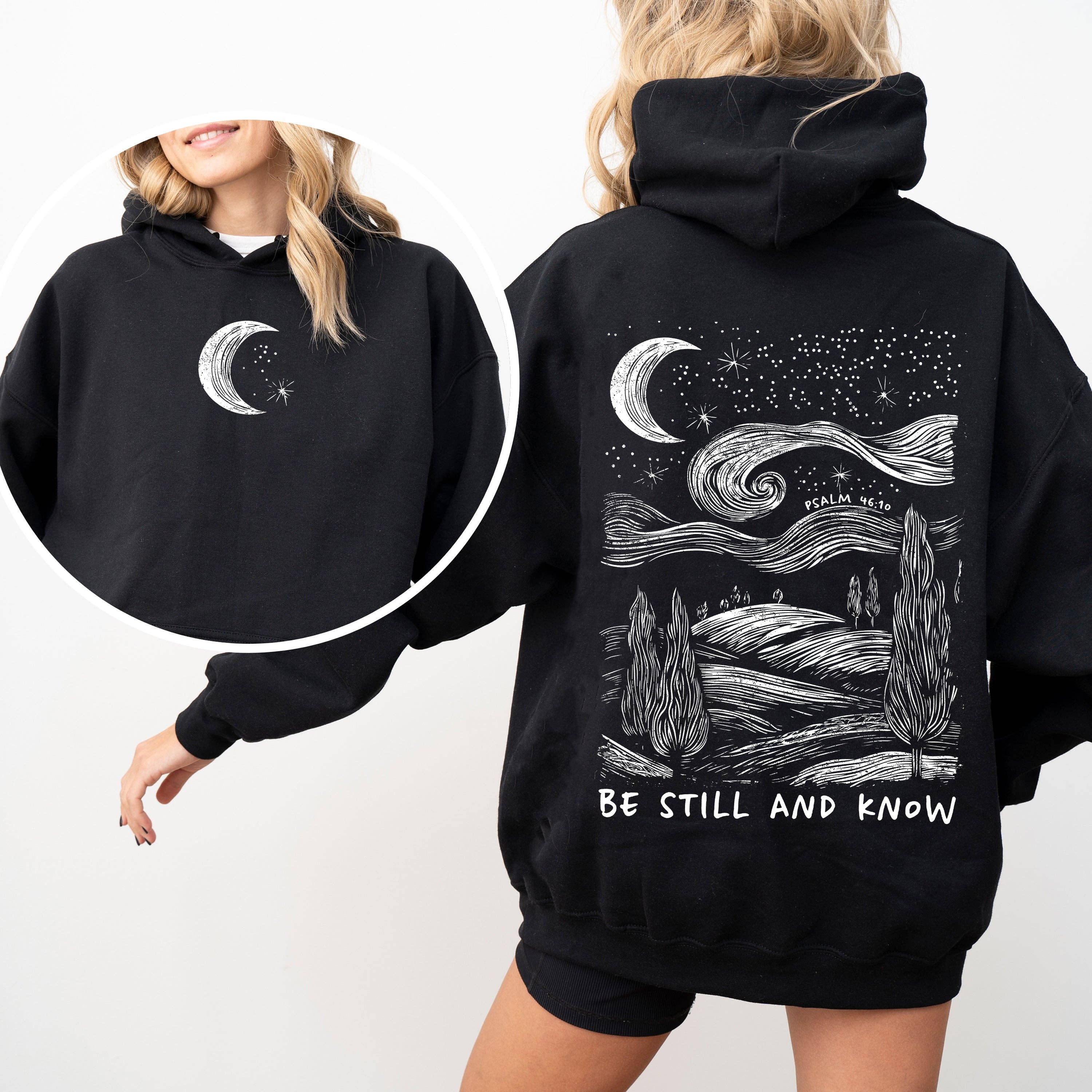 Be Still and Know, Bible, Faith, Christian, Religious Hoodie T-Shirts, Sweatshirt | PodTeesHub.com