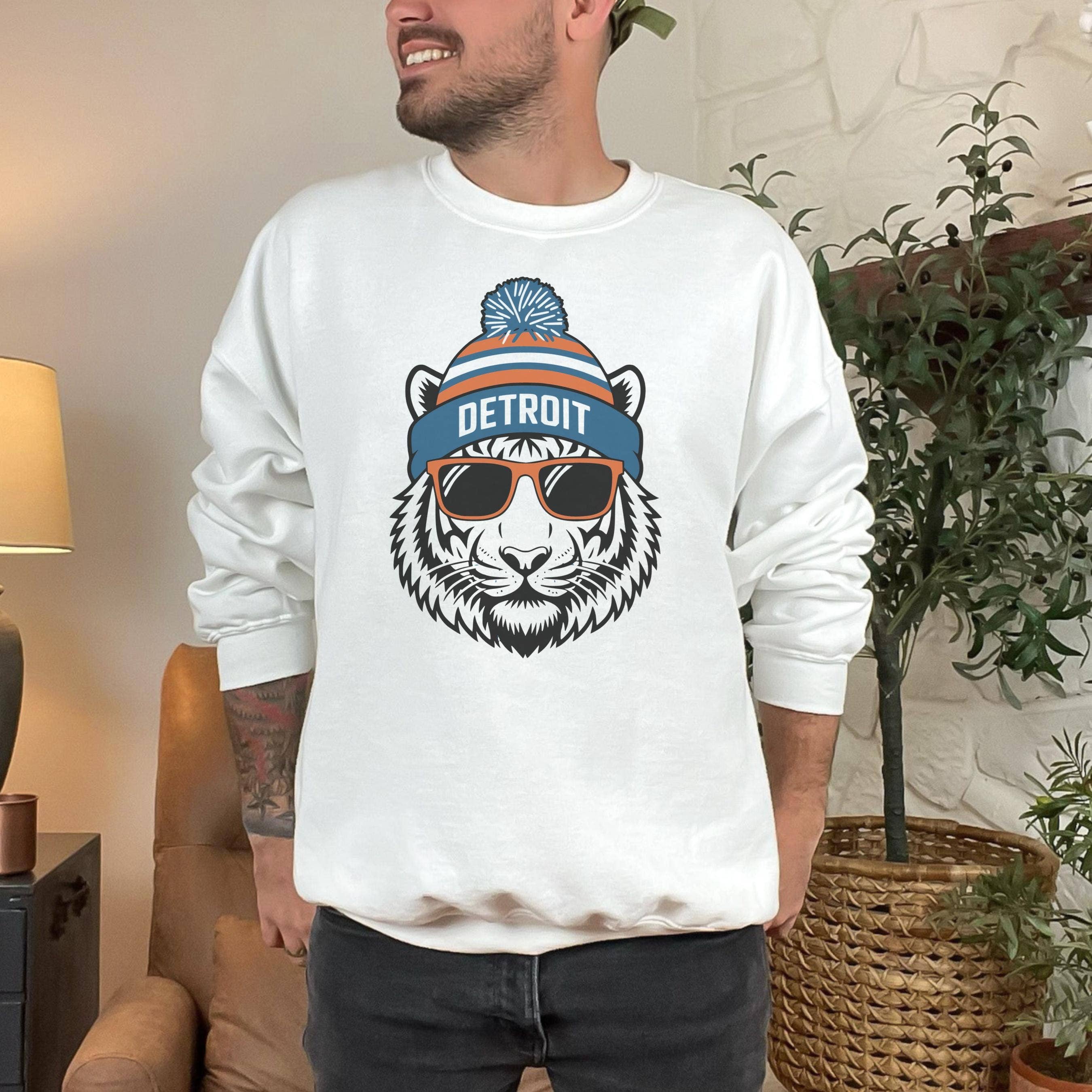 Vintage Detroit Tigers Baseball Sweater  Game Day Shirt Hoodie, Sweatshirt | PodTeesHub.com