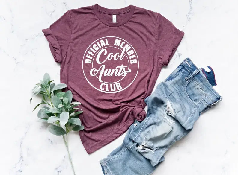 Official Member Cool Aunts Club T-Shirt Hoodie, Sweatshirt | PodTeesHub.com