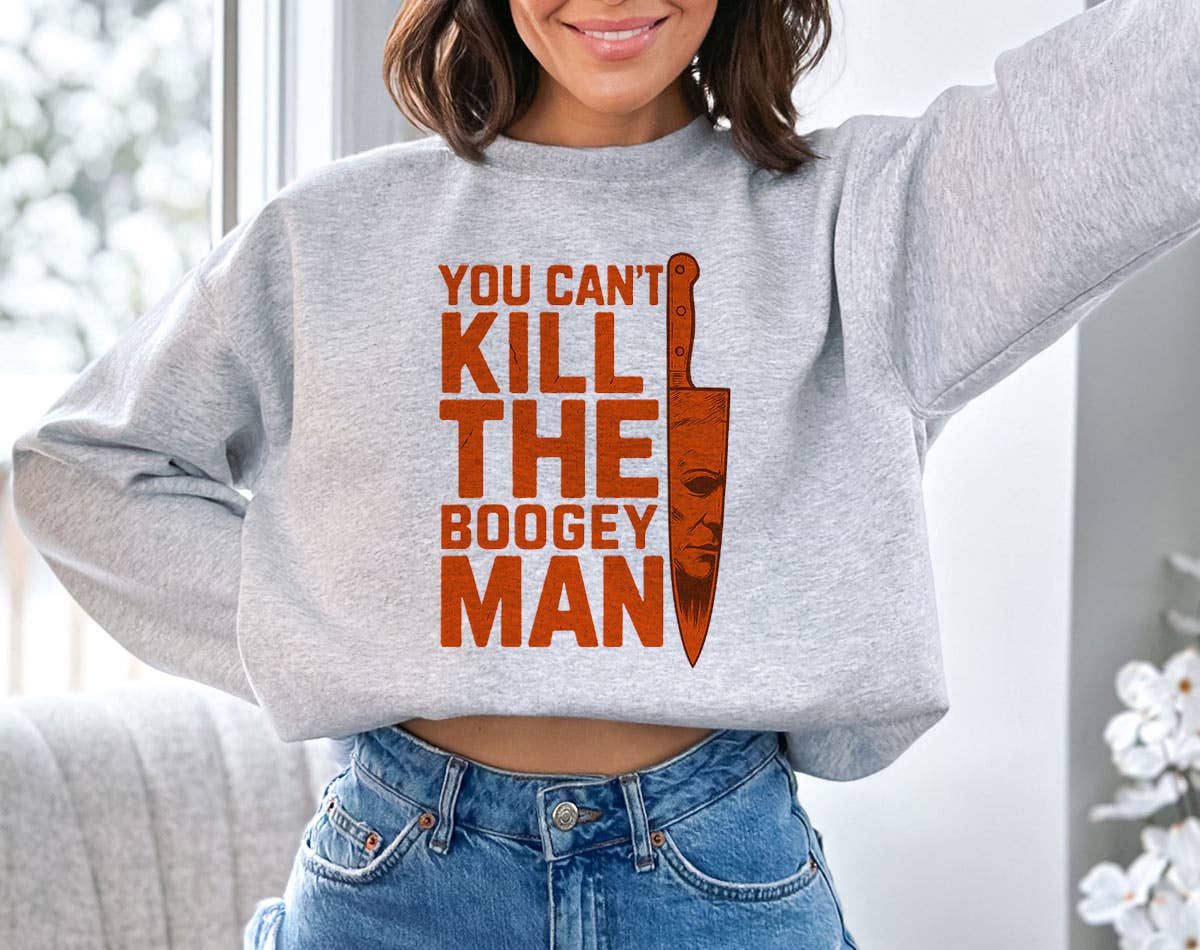 You Can't Kill the Boogey Man Halloween Sweatshirt T-Shirts, Hoodie | PodTeesHub.com