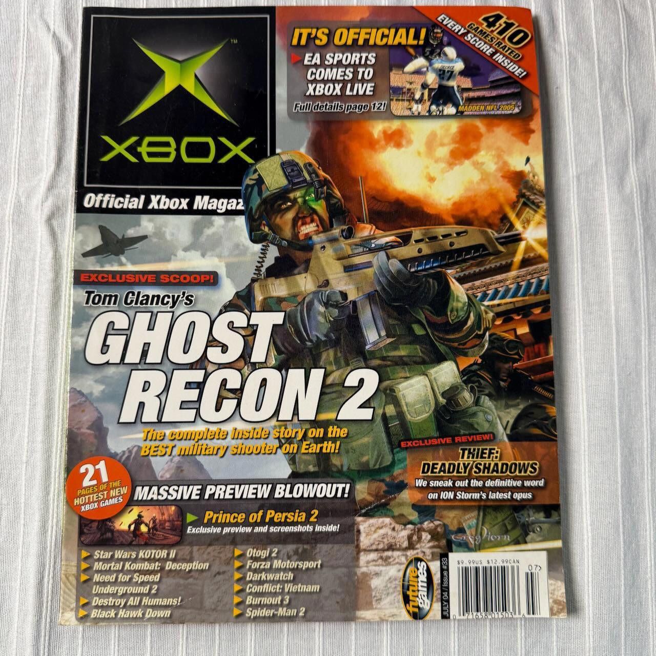 Other Vtg Xbox Magazine 33 Jul 2004 Ghost Recon 2 Rare W Poster T-Shirts, Hoodie, Sweatshirt | PodTeesHub.com