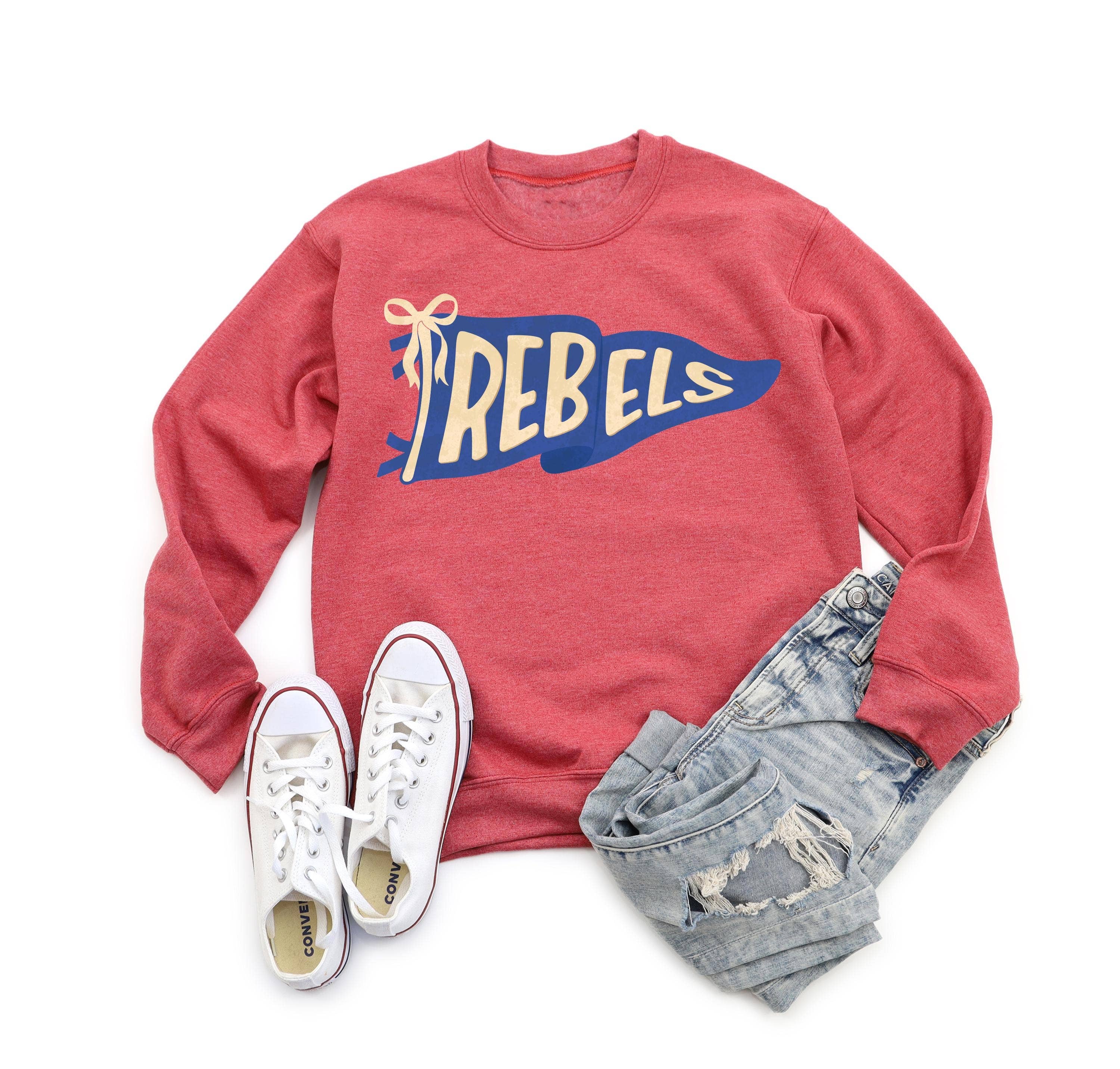 Watercolor Pennant Flag Mascot Sweatshirt T-Shirts, Hoodie | PodTeesHub.com