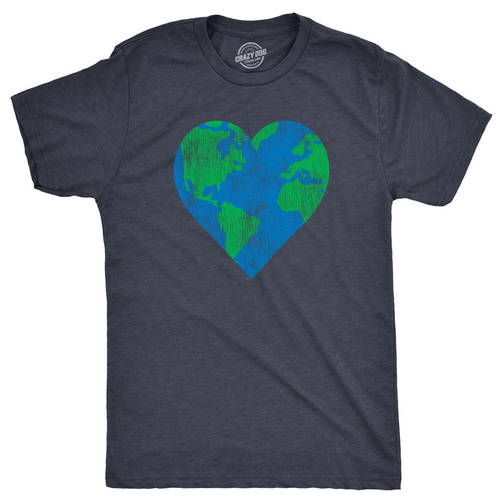 Earth Heart Men's T Shirt