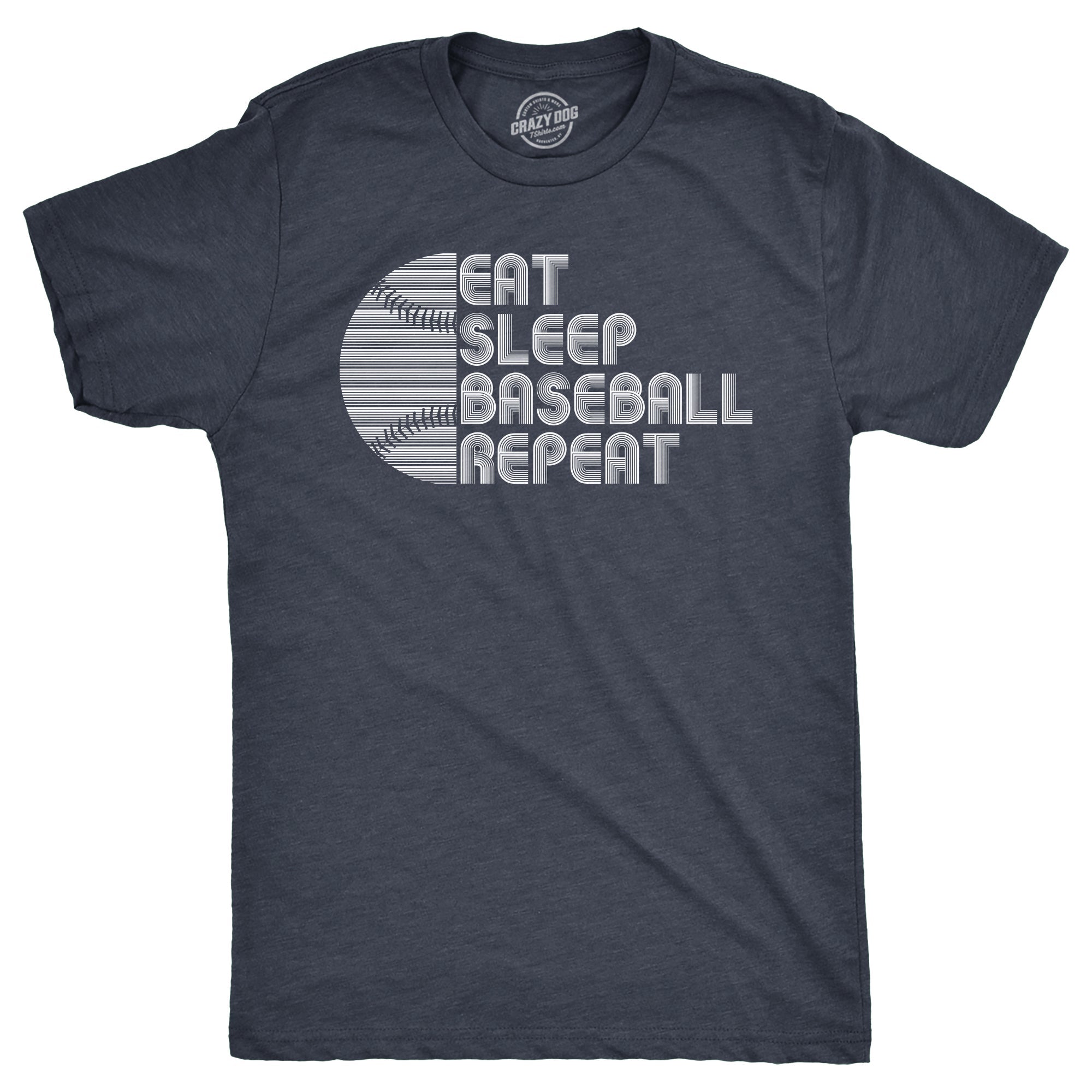Eat Sleep Baseball Repeat Men's T Shirt