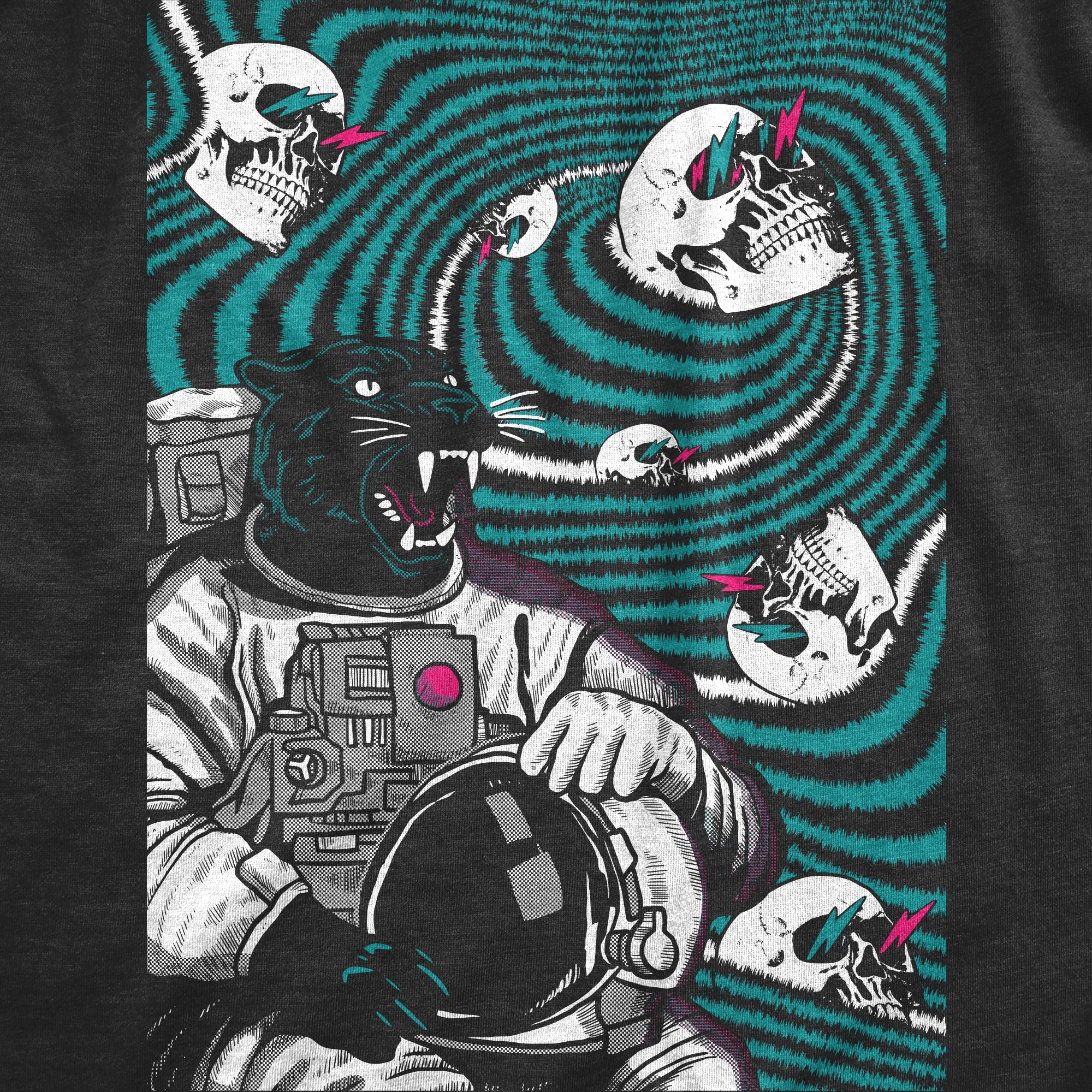 Panther Astronaut Men's T Shirt