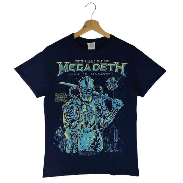 Megadeth Dystopia World Tour 2017 In Malaysia Band Tshirts Hoodie, Sweatshirt | PodTeesHub.com