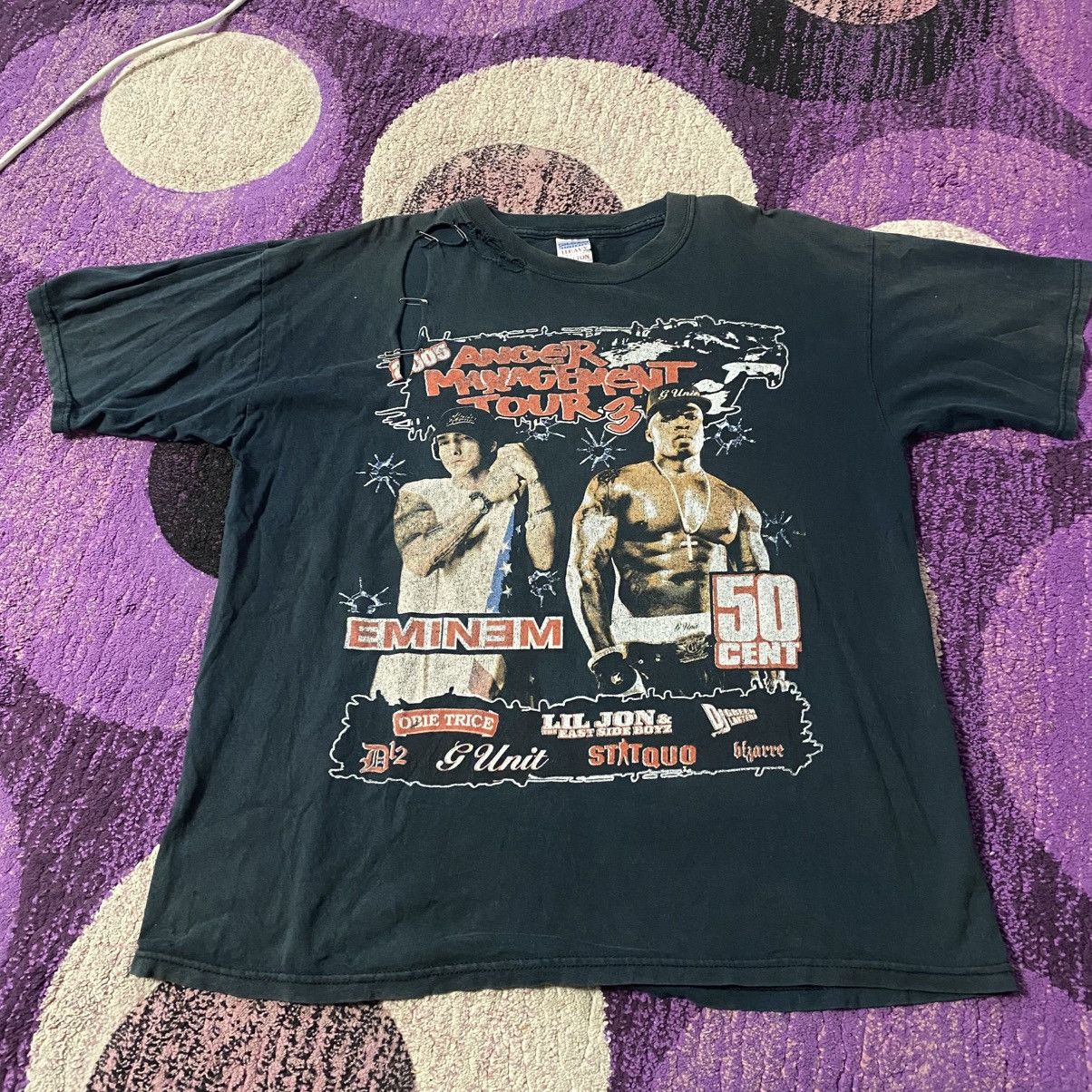 Rap Tees X Vintage Rare Vintage Rap Tee Anger Management Eminem Tour 2005 Hoodie, Sweatshirt | PodTeesHub.com