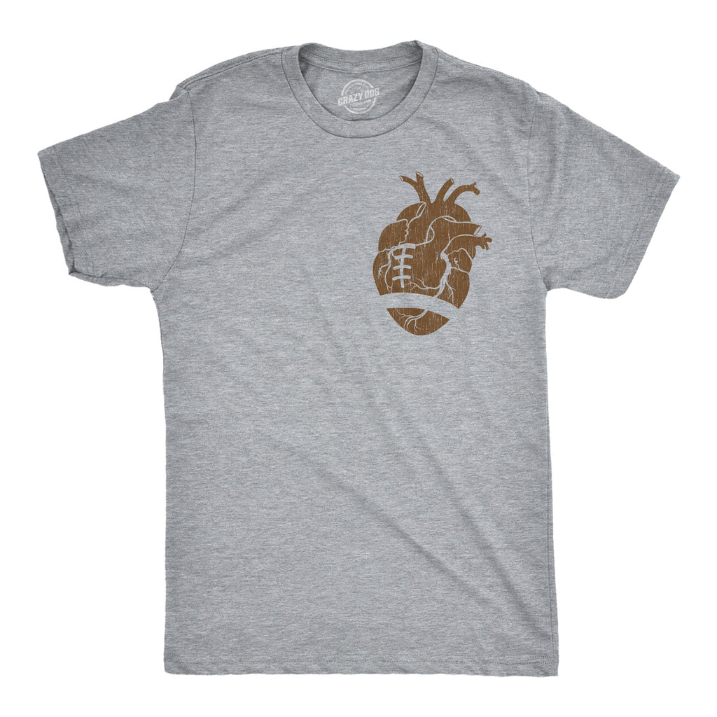 Football Heart Men's T Shirt
