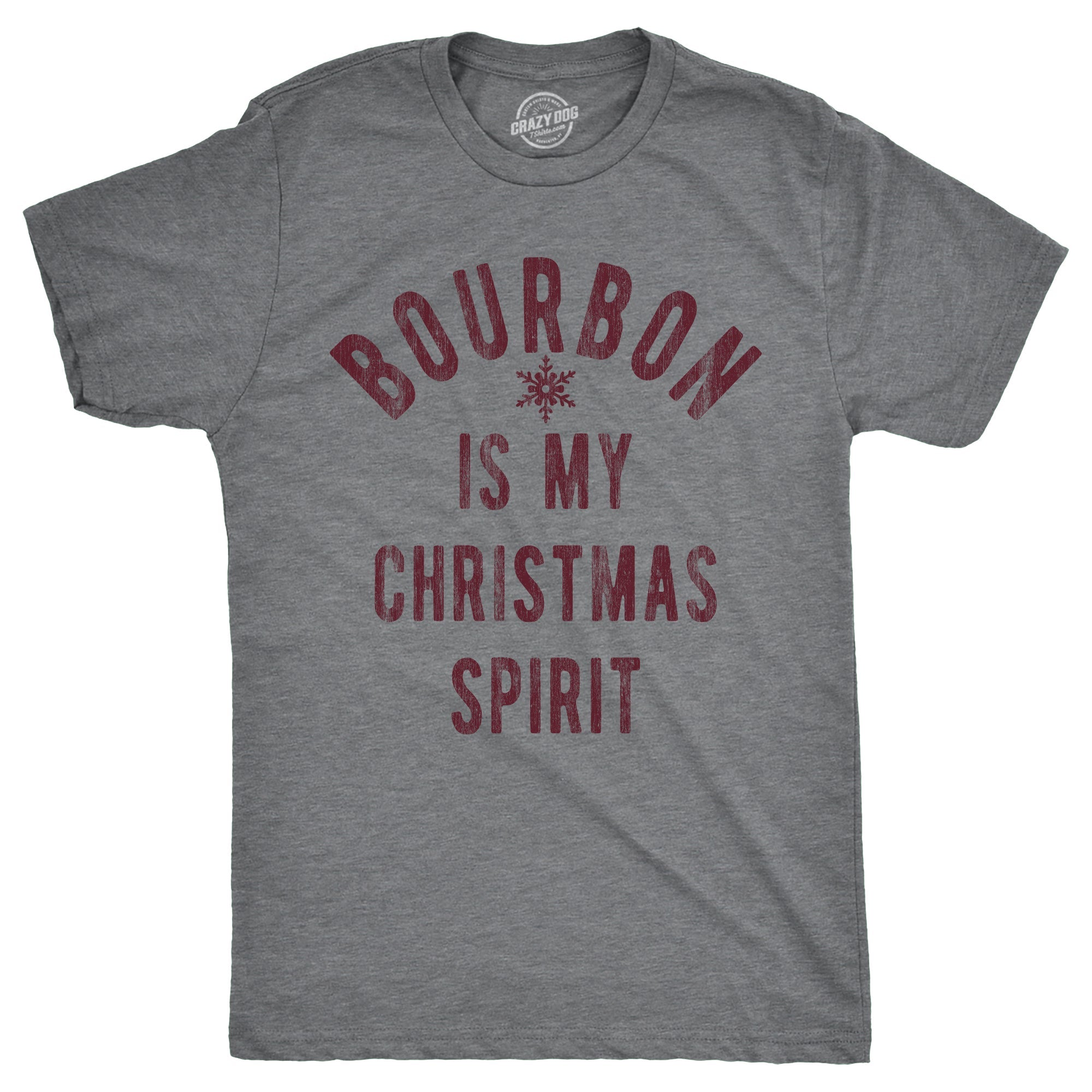 Bourbon Is My Christmas Spirit Men's T Shirt