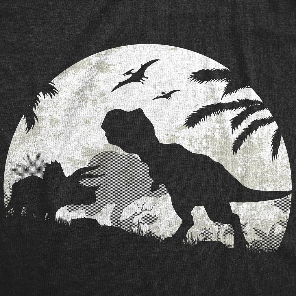 Moonlight Dinos Men's T Shirt