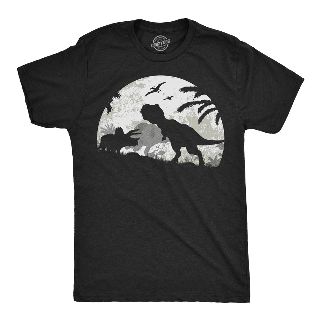 Moonlight Dinos Men's T Shirt