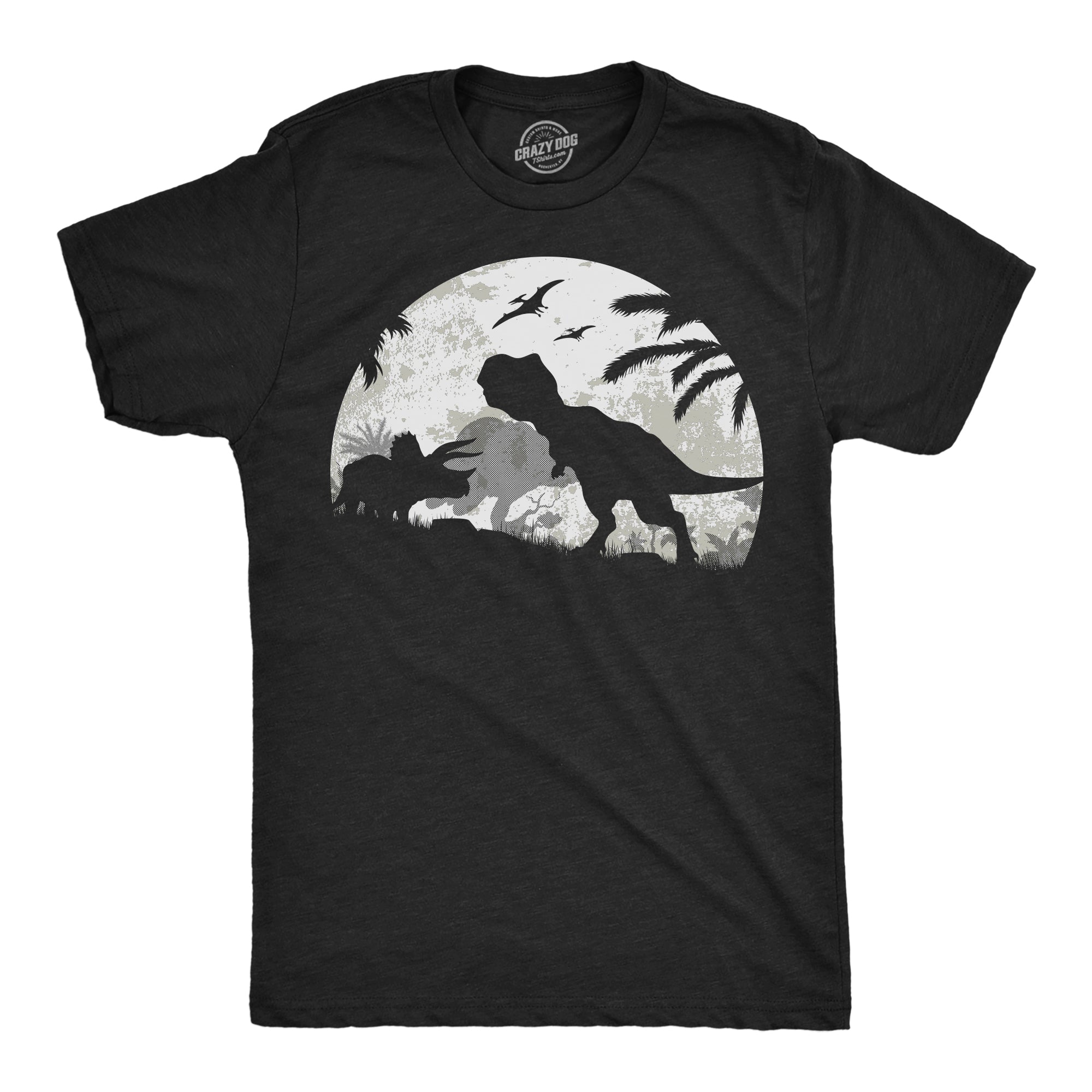 Moonlight Dinos Men's T Shirt