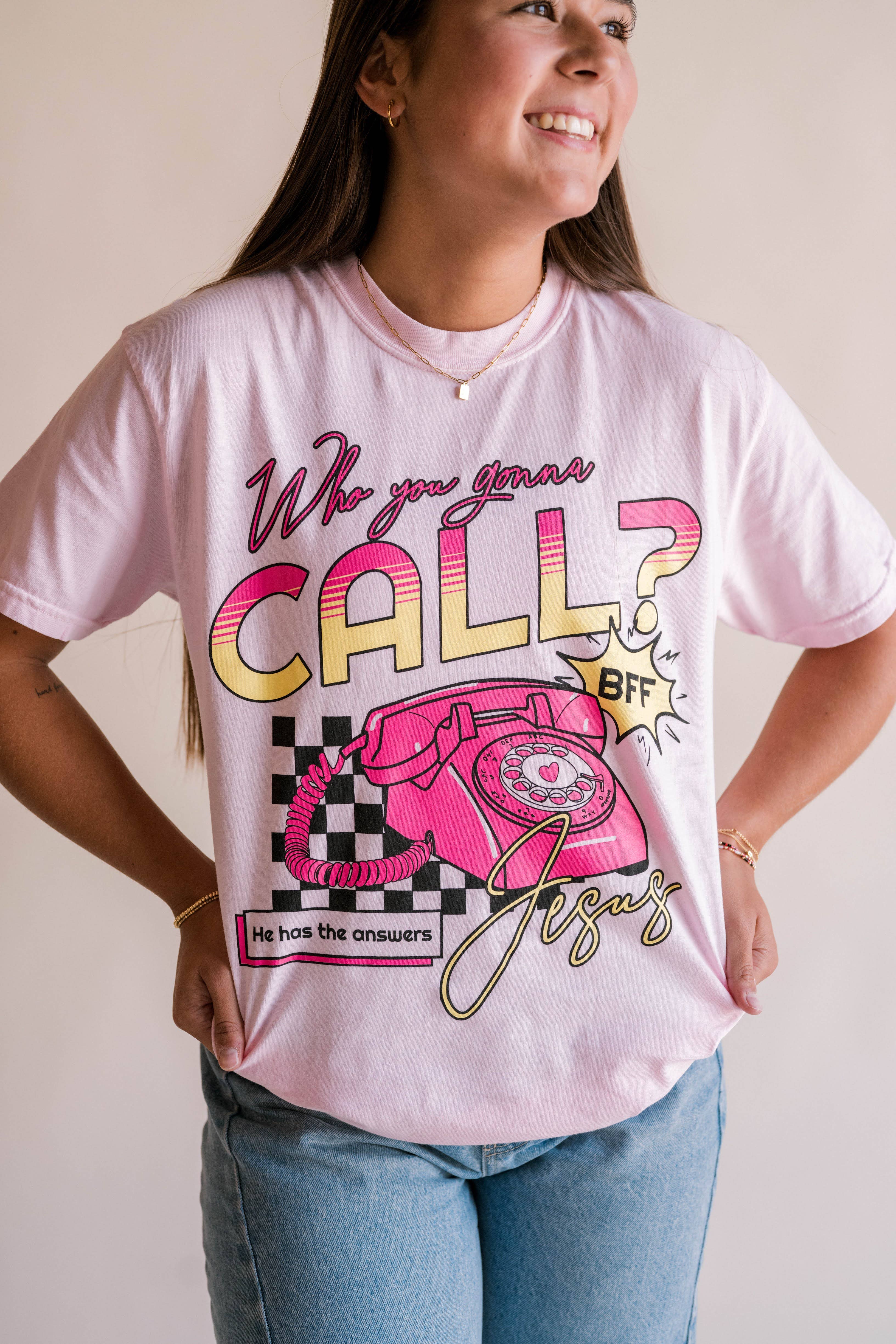 Call On Jesus Tee | Christian Tee Hoodie, Sweatshirt | PodTeesHub.com