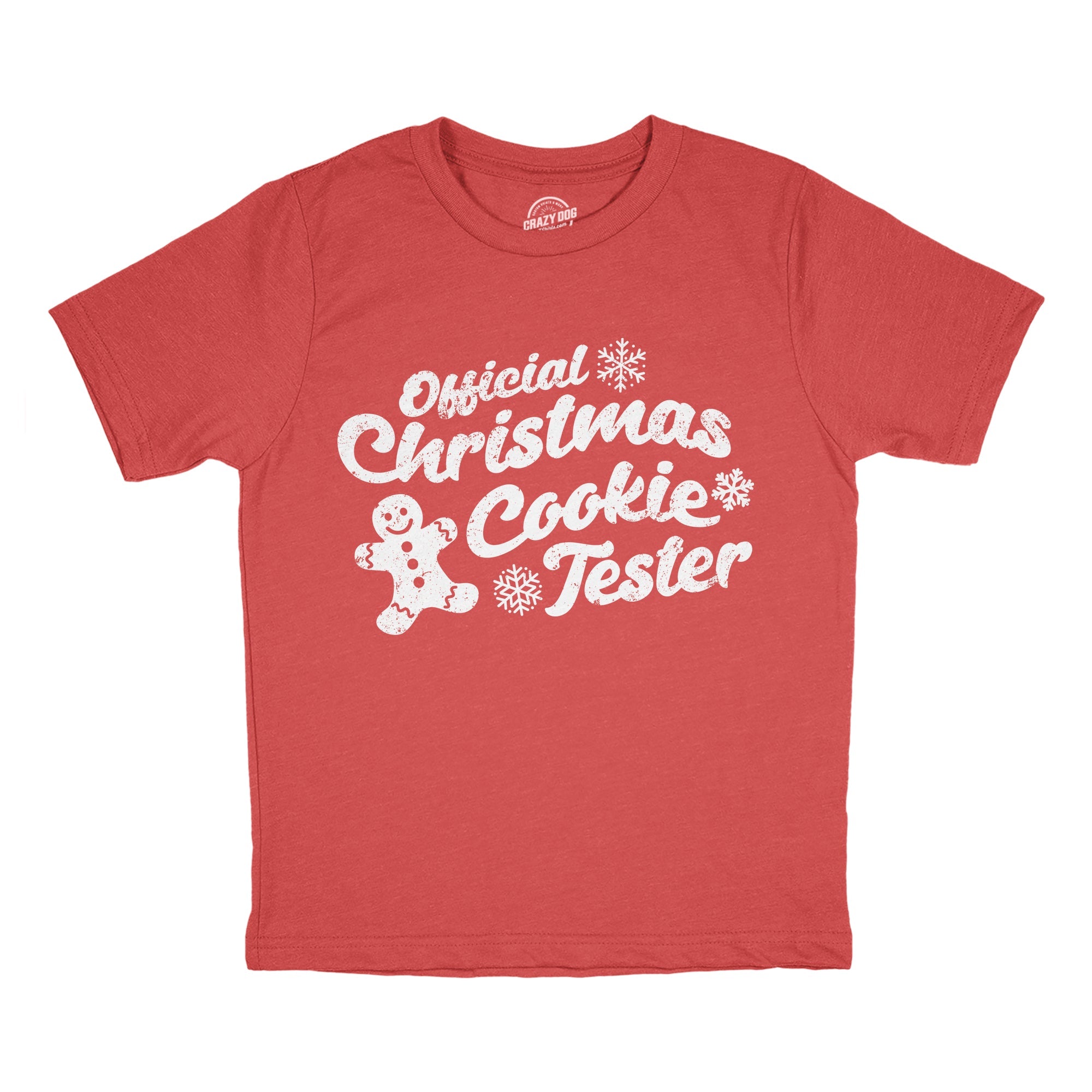 Official Christmas Cookie Tester Youth T Shirt