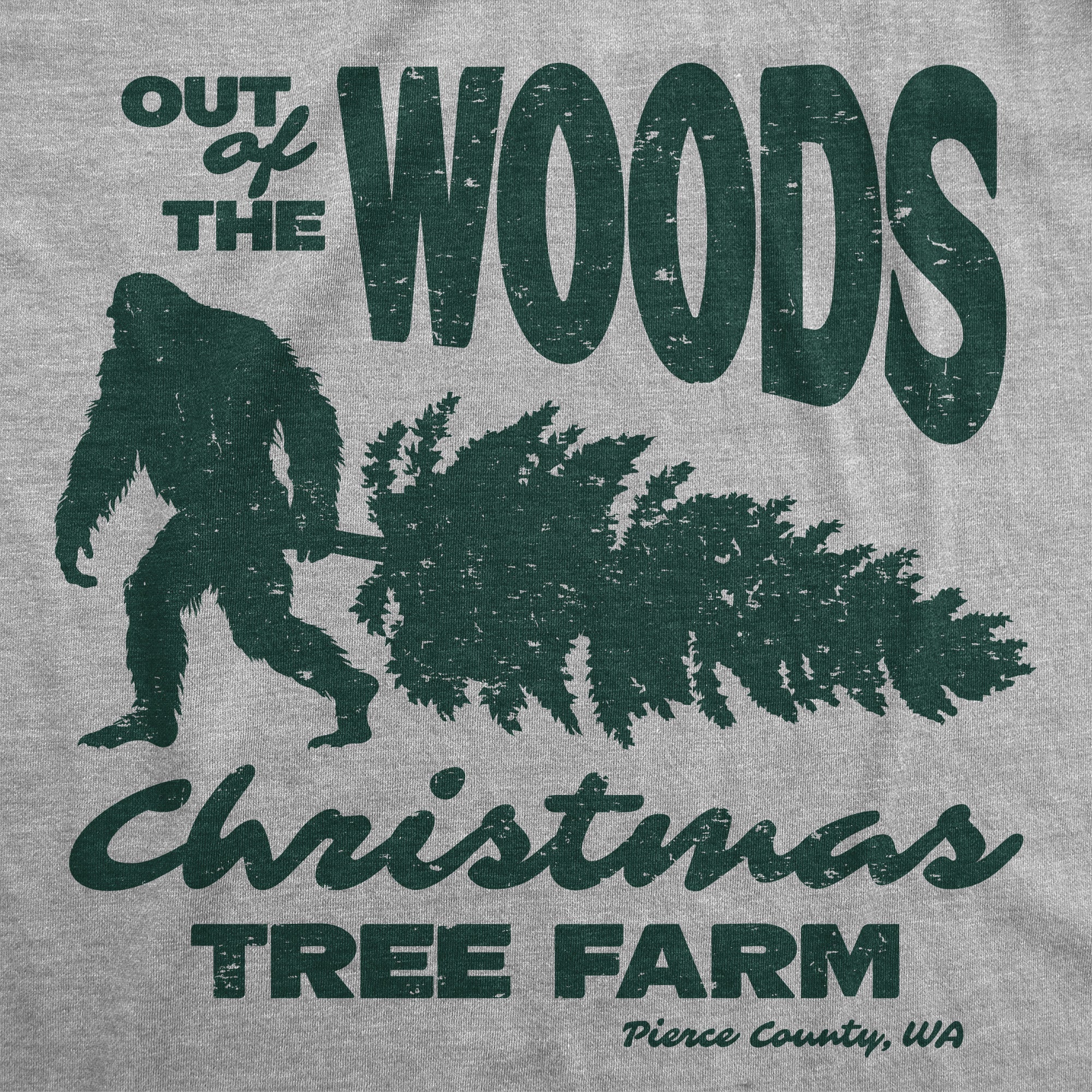 Out Of The Woods Christmas Tree Farm Men's T Shirt