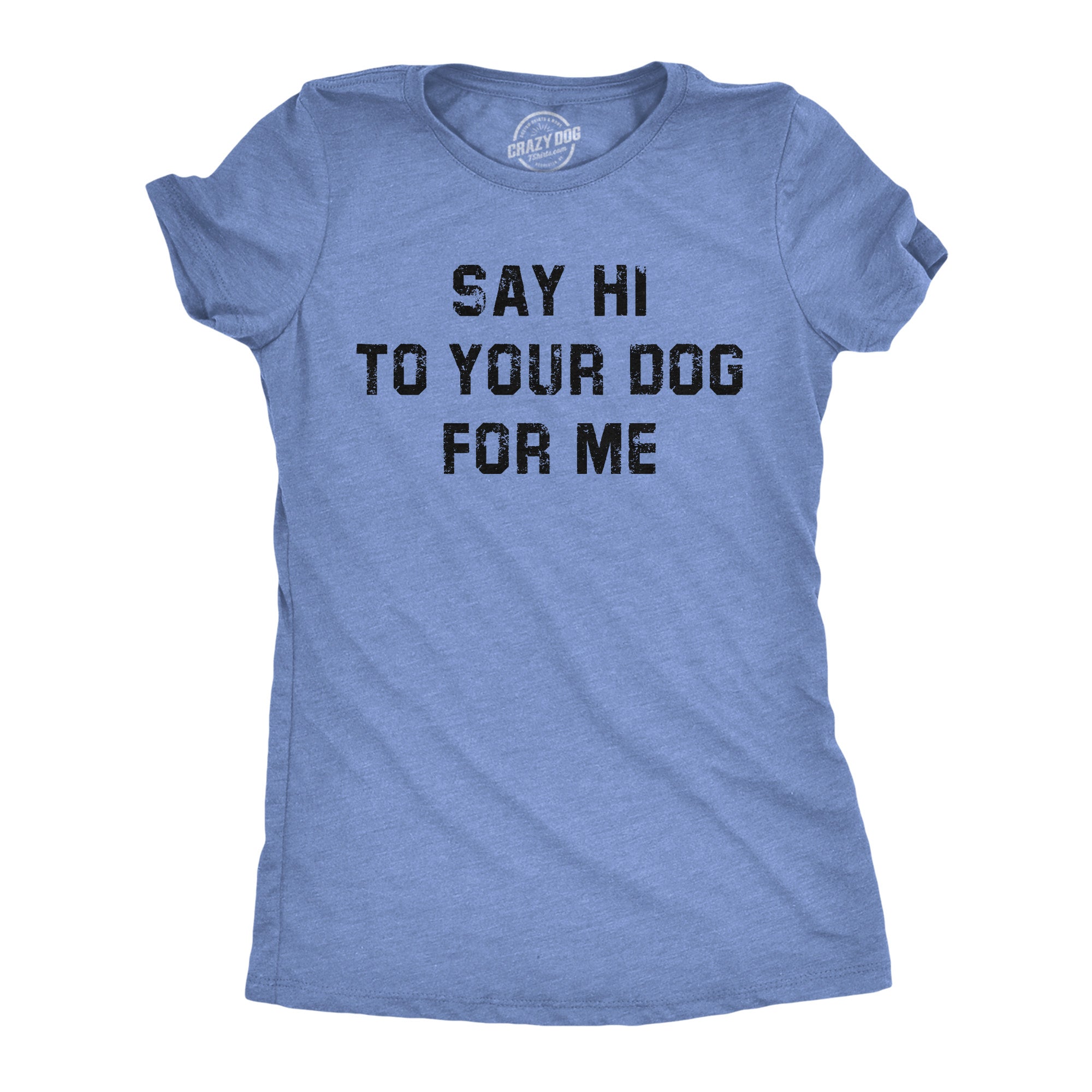Say Hi To Your Dog For Me Women's T Shirt