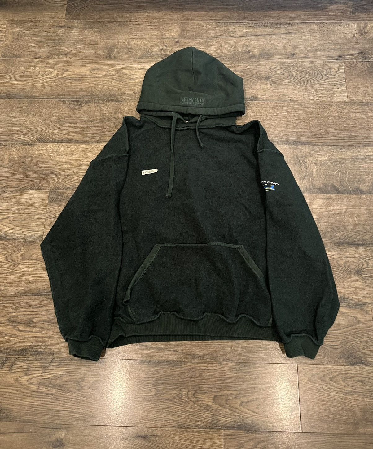 Vetements Aw18 Inside Out Hoodie T-Shirts, Sweatshirt | PodTeesHub.com