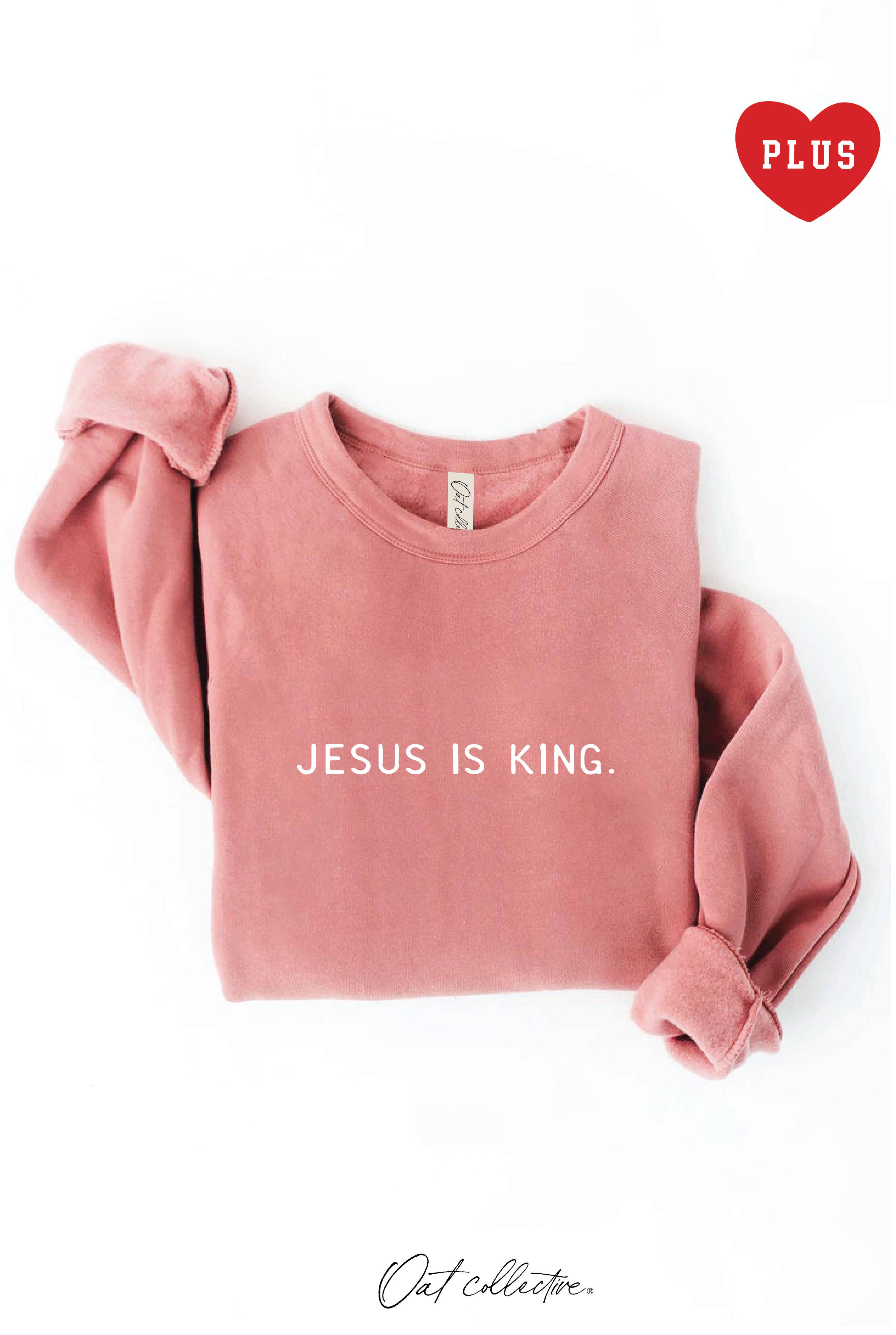 Jesus Is King Plus Graphic Sweatshirt T-Shirts, Hoodie | PodTeesHub.com