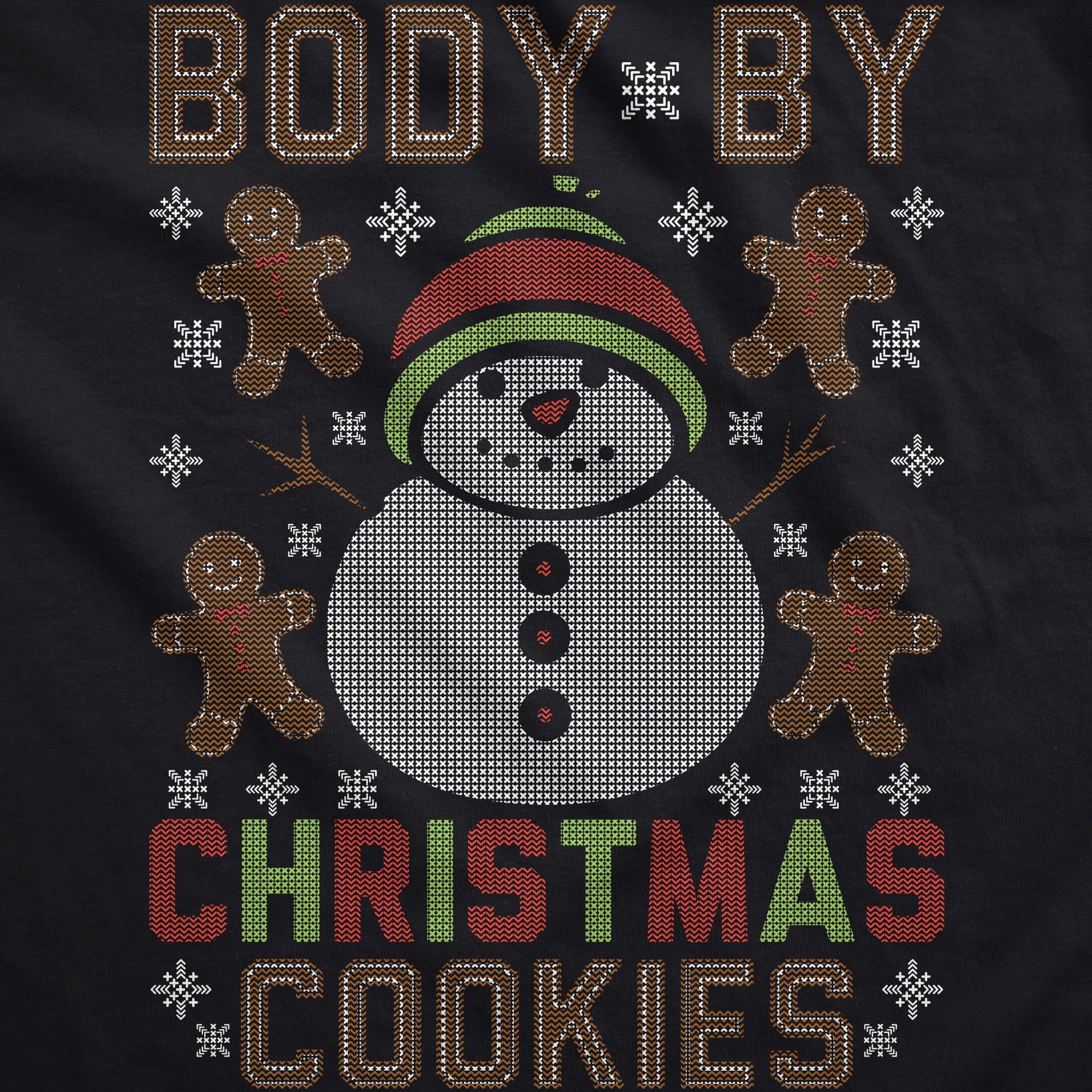 Body By Christmas Cookies Crew Neck Sweatshirt
