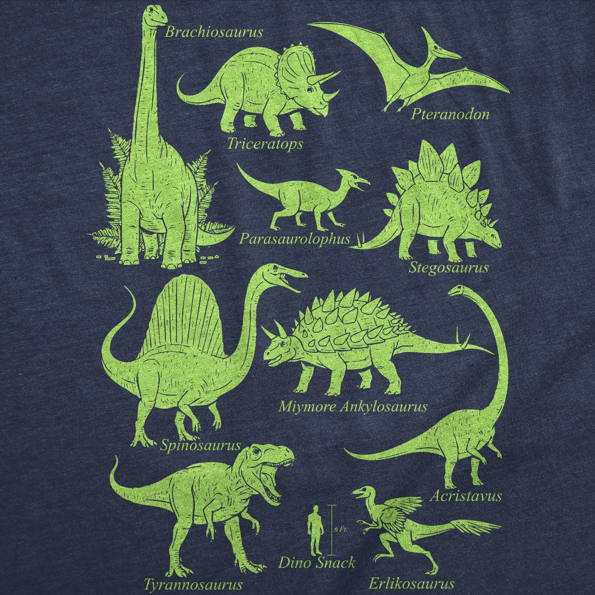 Dinosaurs And Human Dino Snack Men's T Shirt