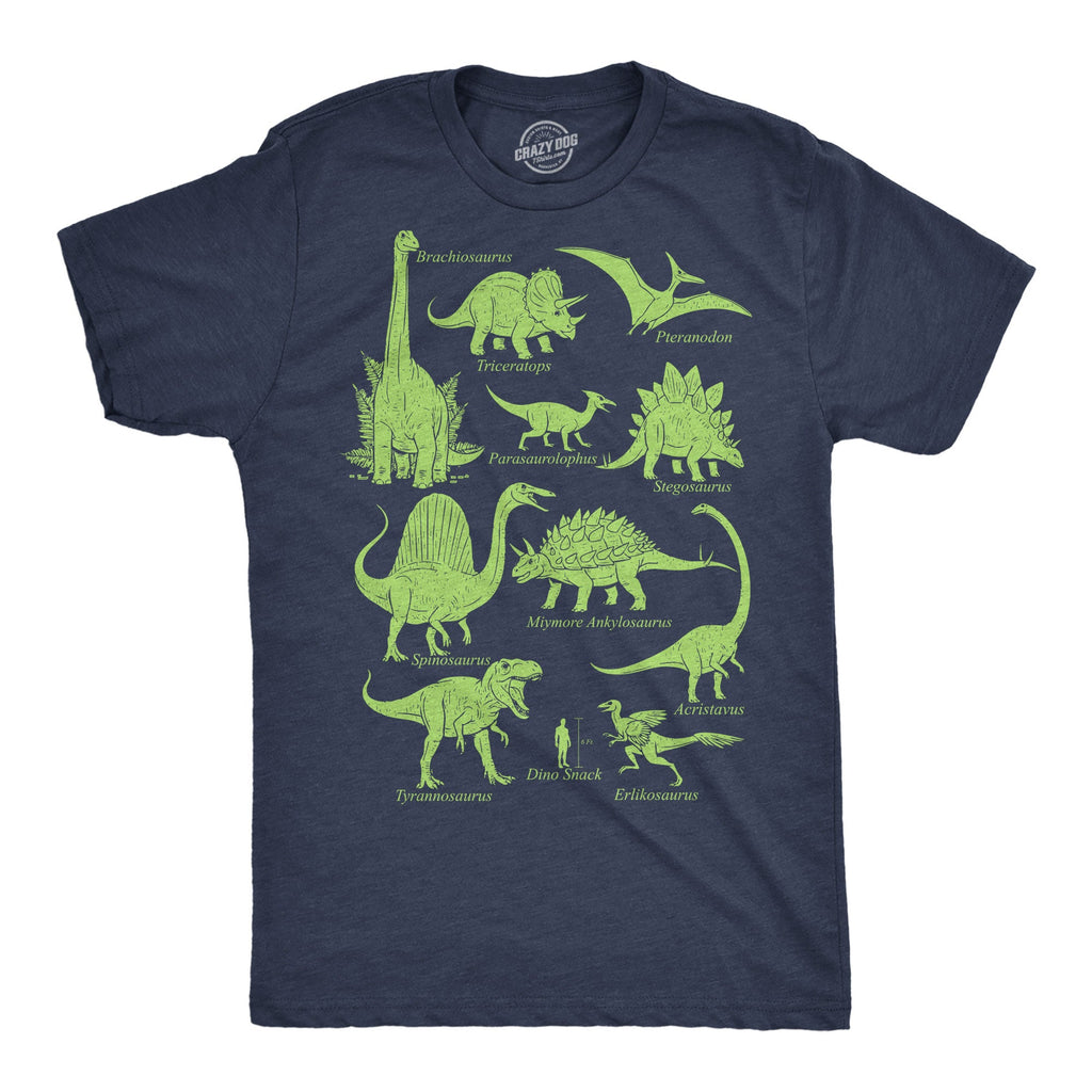 Dinosaurs And Human Dino Snack Men's T Shirt