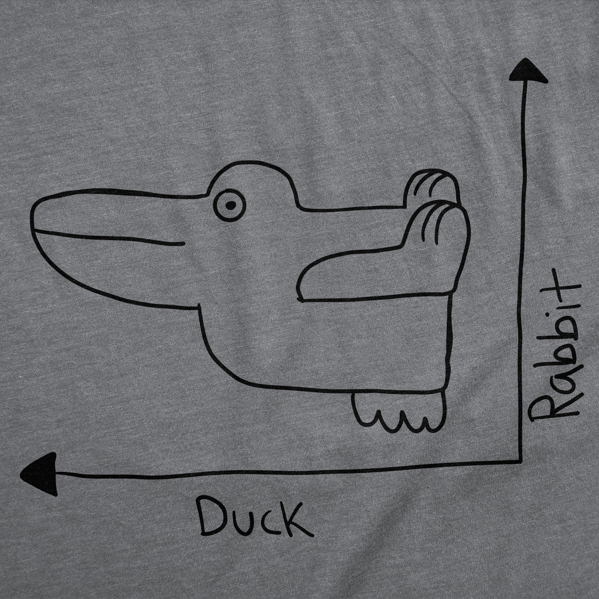 Duck Rabbit Graph Men's T Shirt