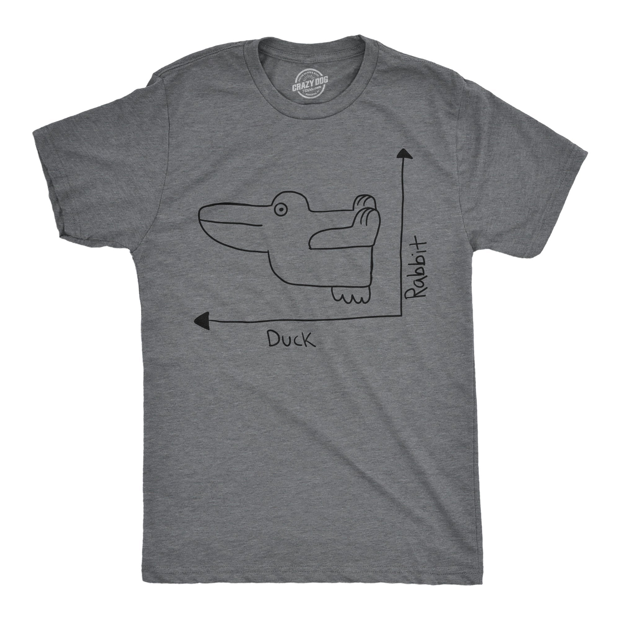 Duck Rabbit Graph Men's T Shirt