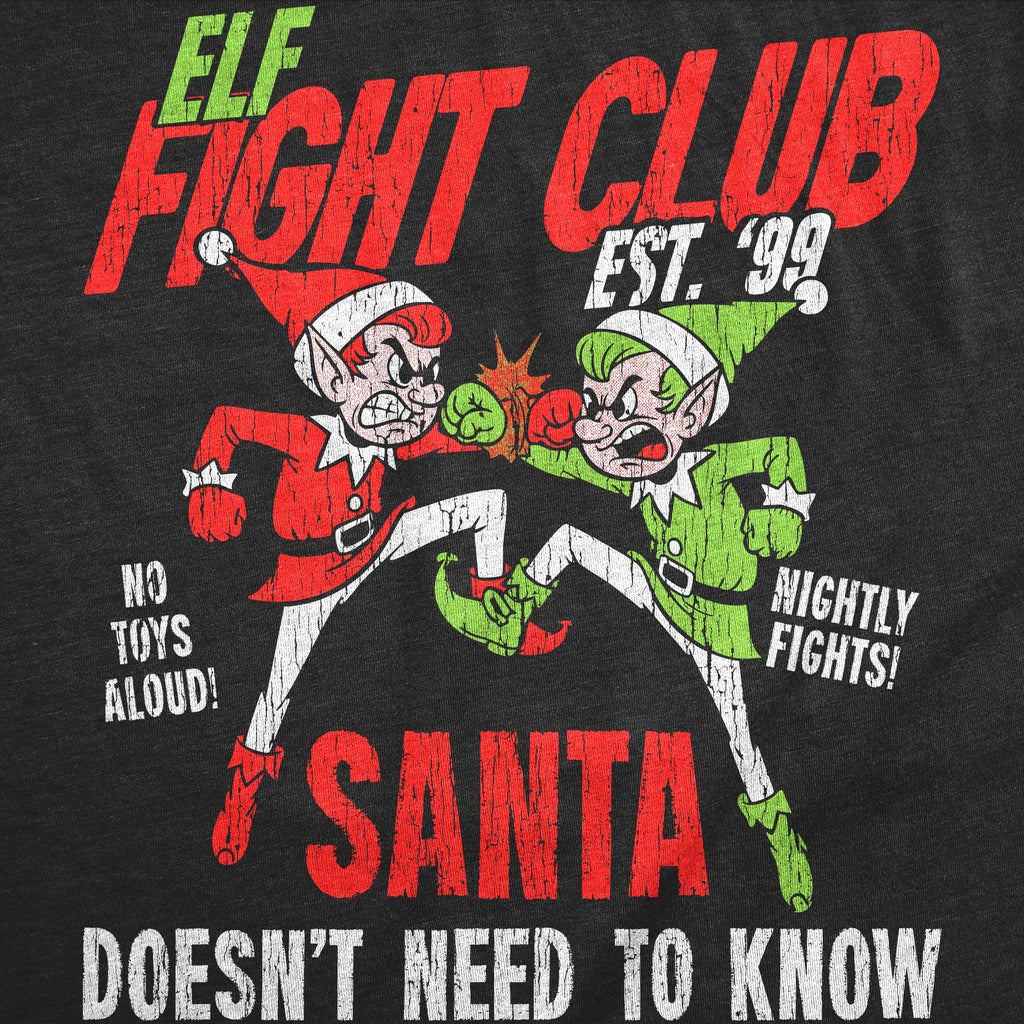 Elf Fight Club Men's T Shirt