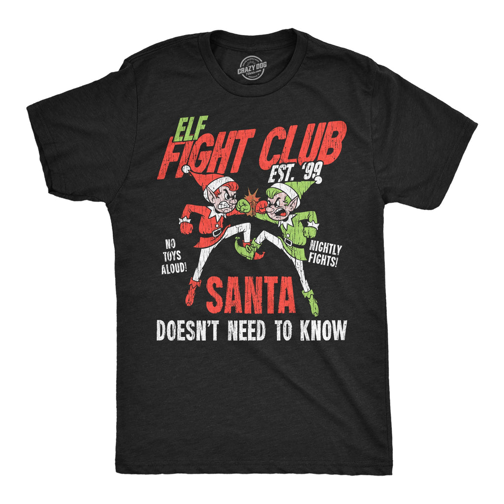 Elf Fight Club Men's T Shirt