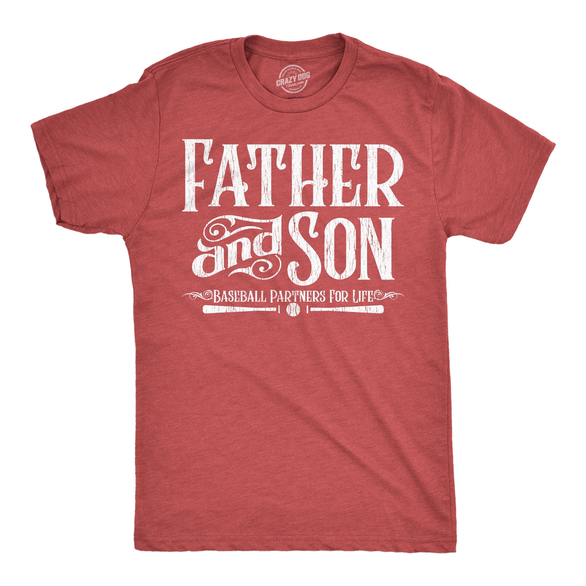 Father And Son Baseball Partners For Life Men's T Shirt