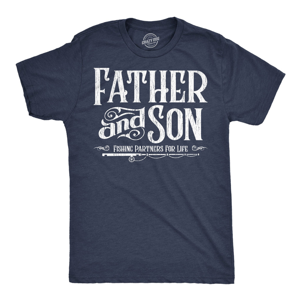 Father And Son Fishing Partners For Life Men's T Shirt
