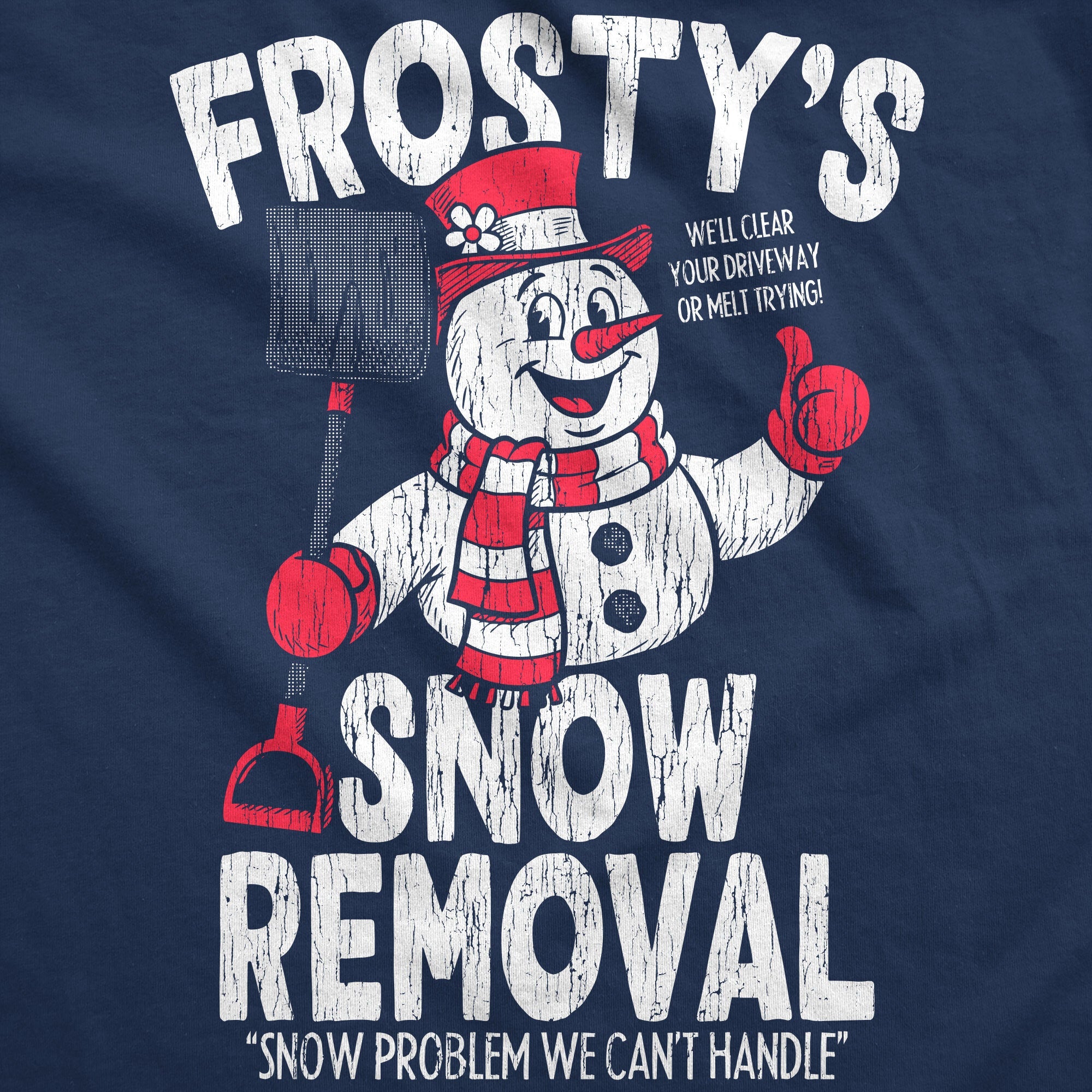 Frostys Snow Removal Crew Neck Sweatshirt
