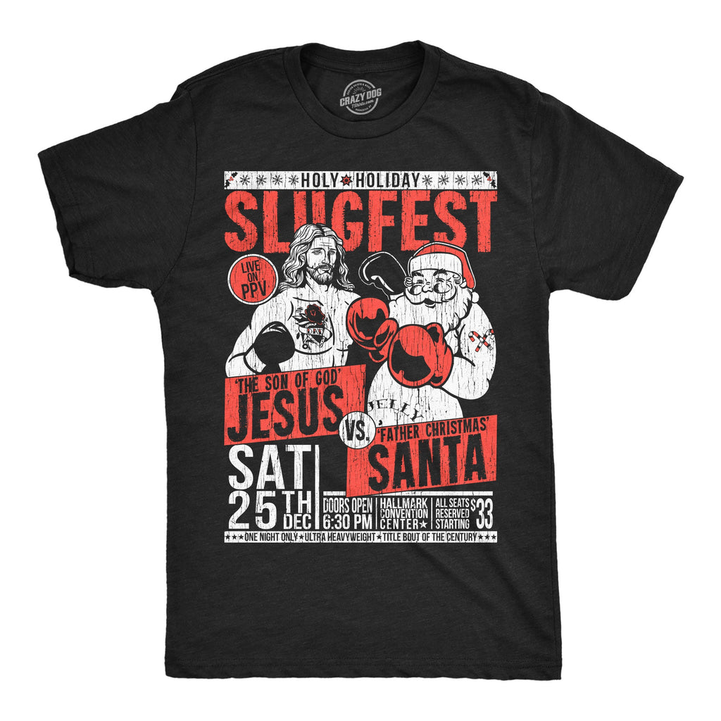Holy Holiday Slugfest Men's T Shirt