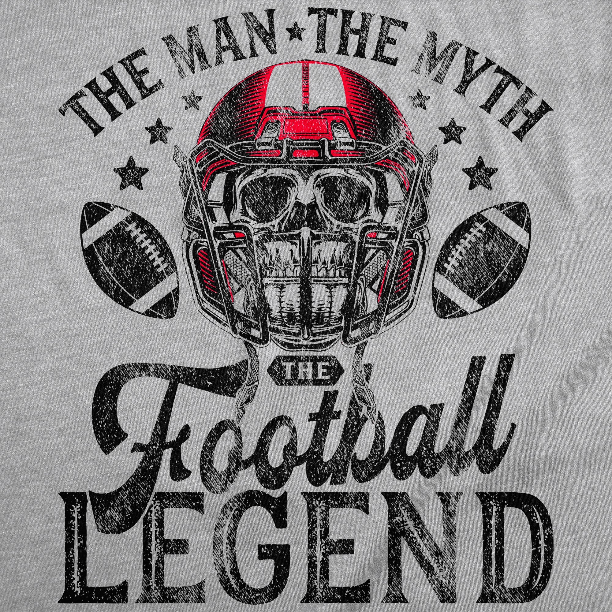 The Man The Myth The Football Men's T Shirt