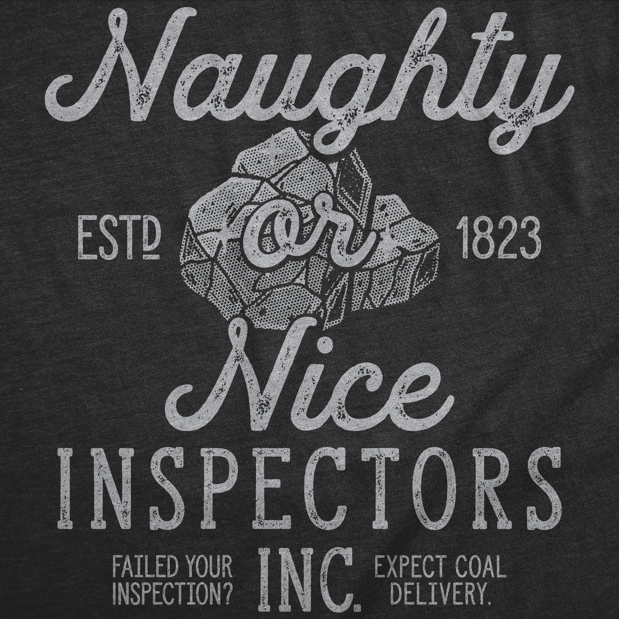 Naughty Or Nice Inspectors Inc Women's T Shirt