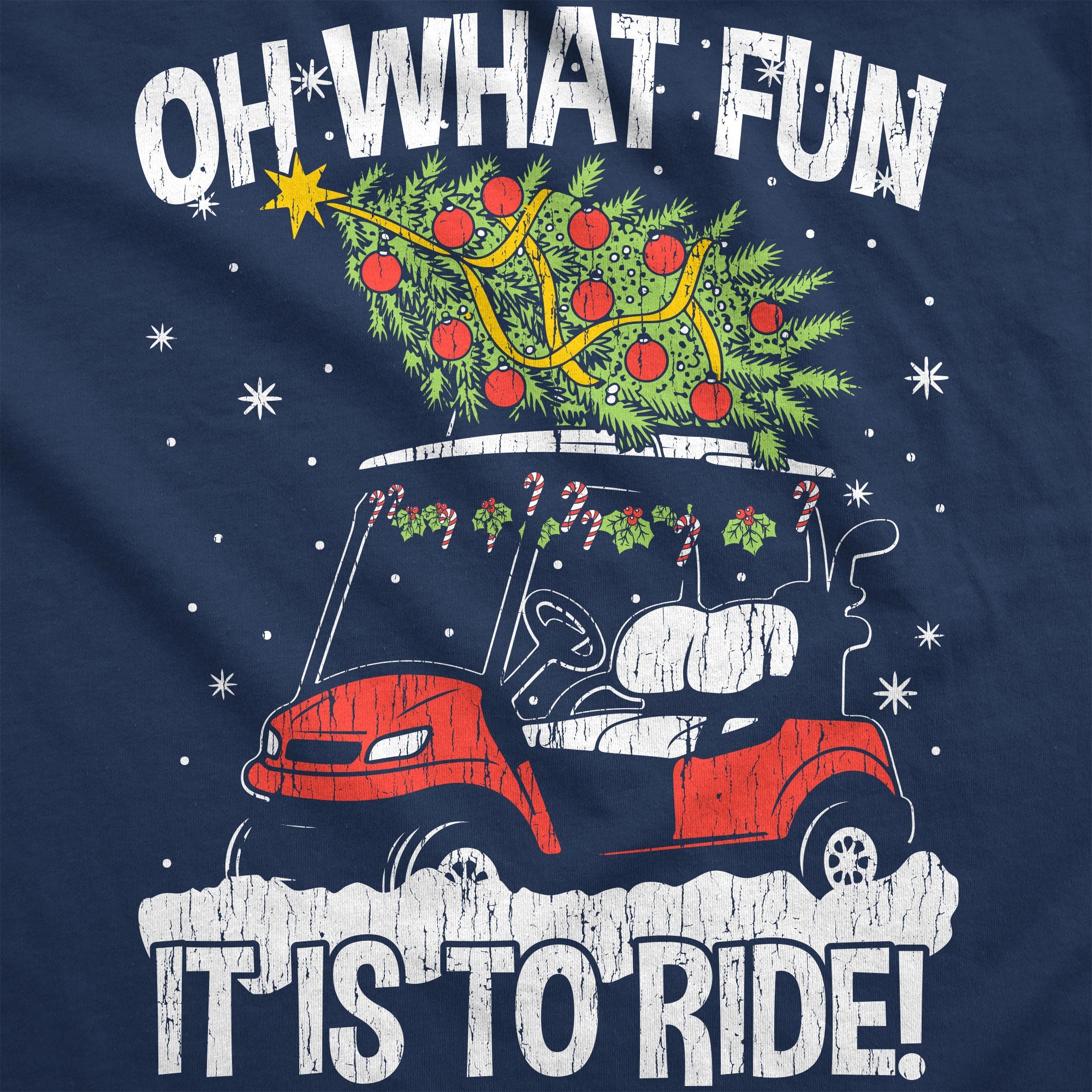 Oh What Fun It Is To Ride Crew Neck Sweatshirt