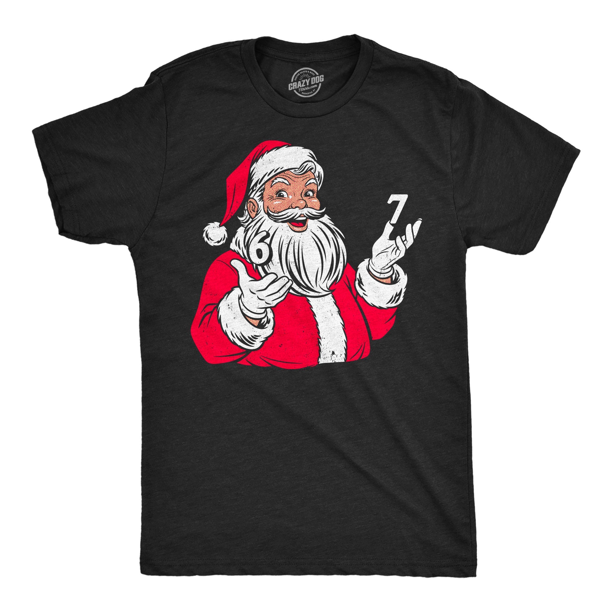 6 7 Santa Claus Men's T Shirt