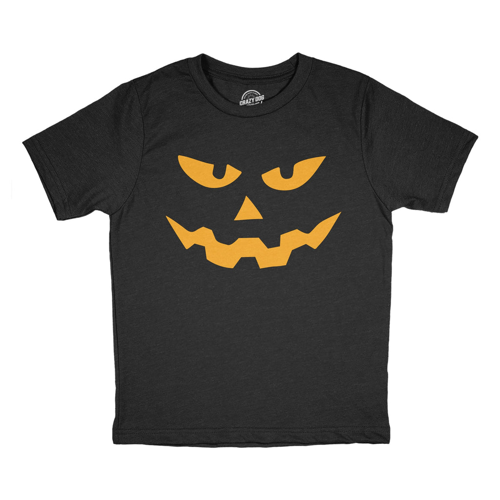 Triangle Nose Pumpkin Face Toddler T Shirt