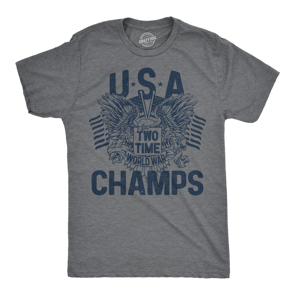 USA Two Time World War Champs Men's T Shirt