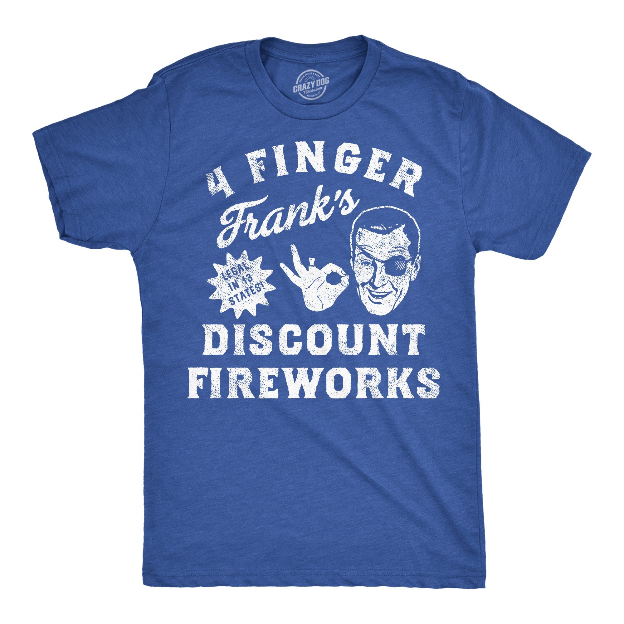 4 Finger Franks Discount Fireworks Men's T Shirt