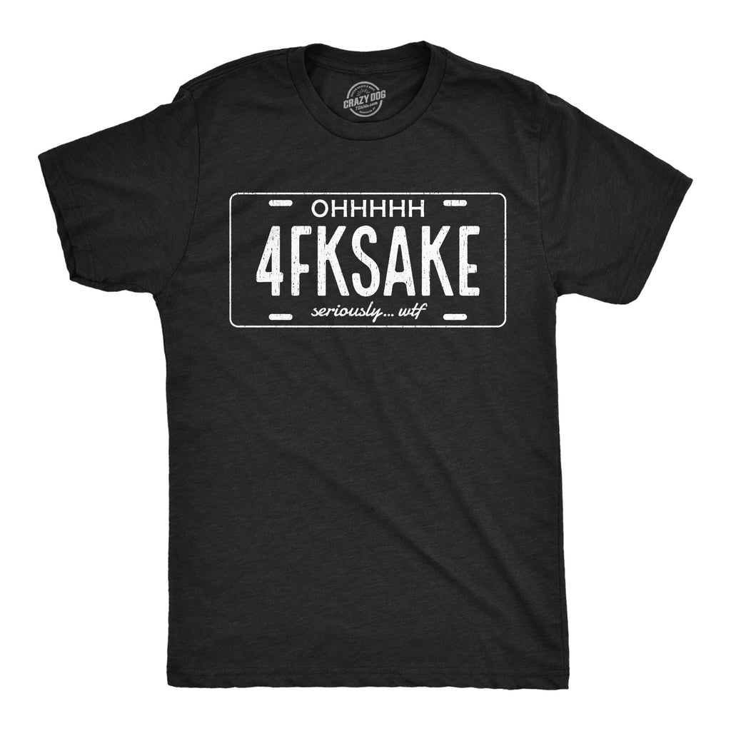 4FKSAKE License Plate Men's T Shirt
