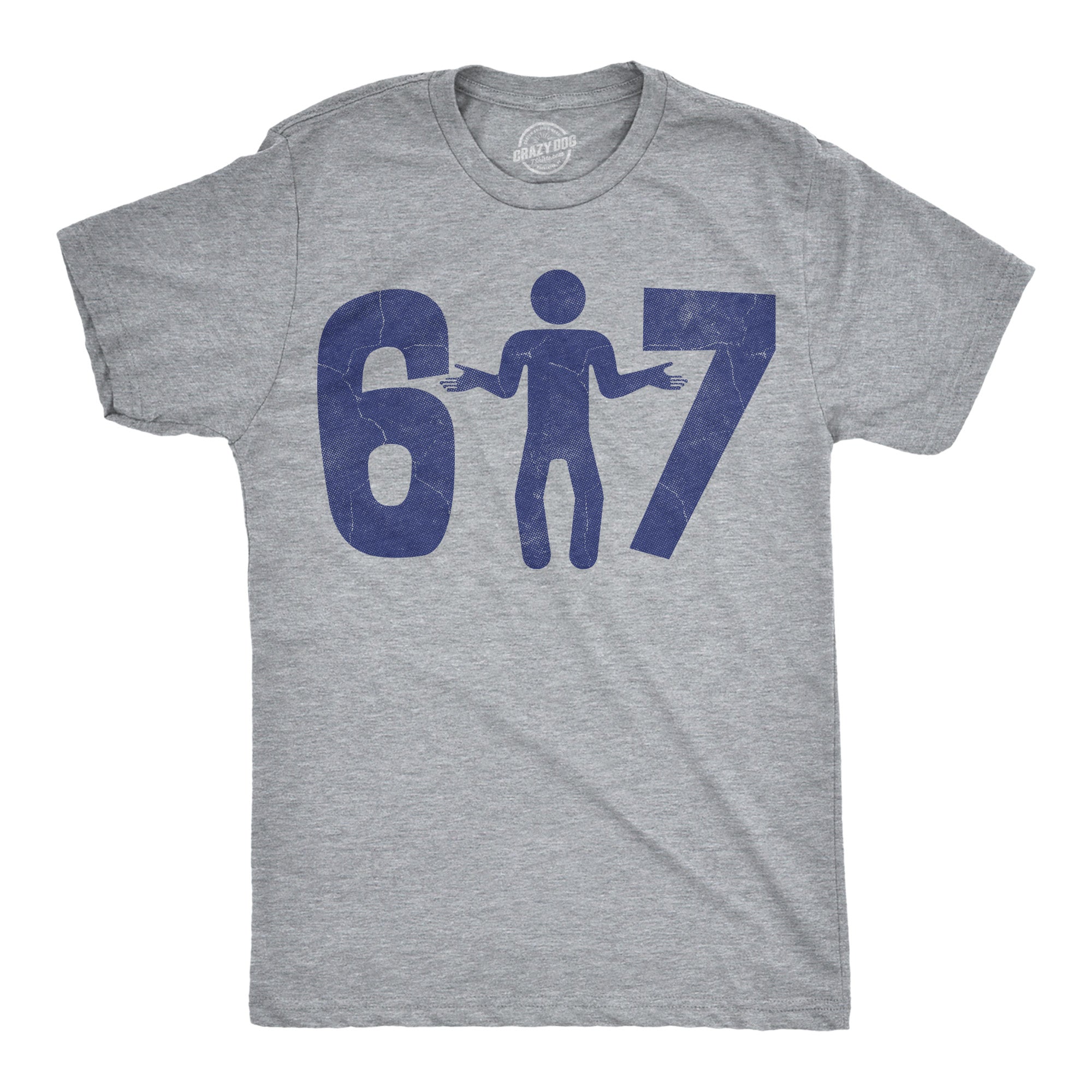 6 7 Stick Figure Men's T Shirt