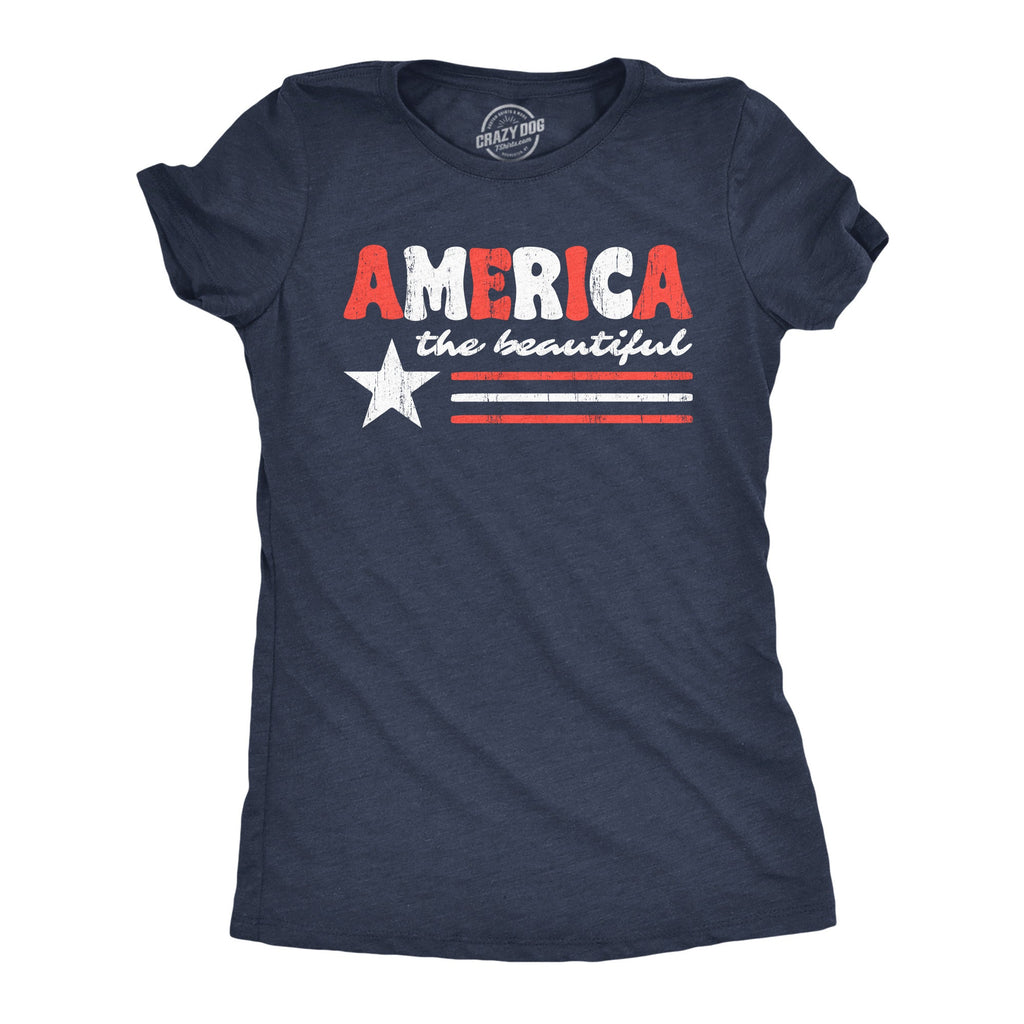America The Beautiful Women's T Shirt