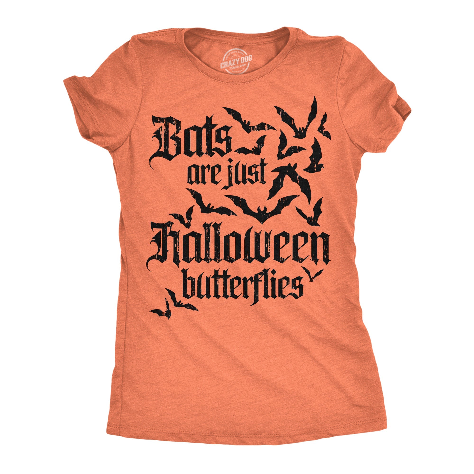 Bats Are Just Halloween Butterflies Women's T Shirt