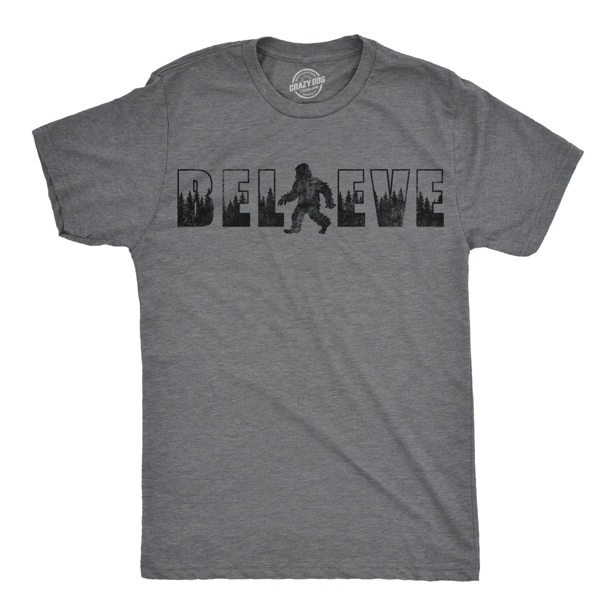 Believe Bigfoot Men's T Shirt