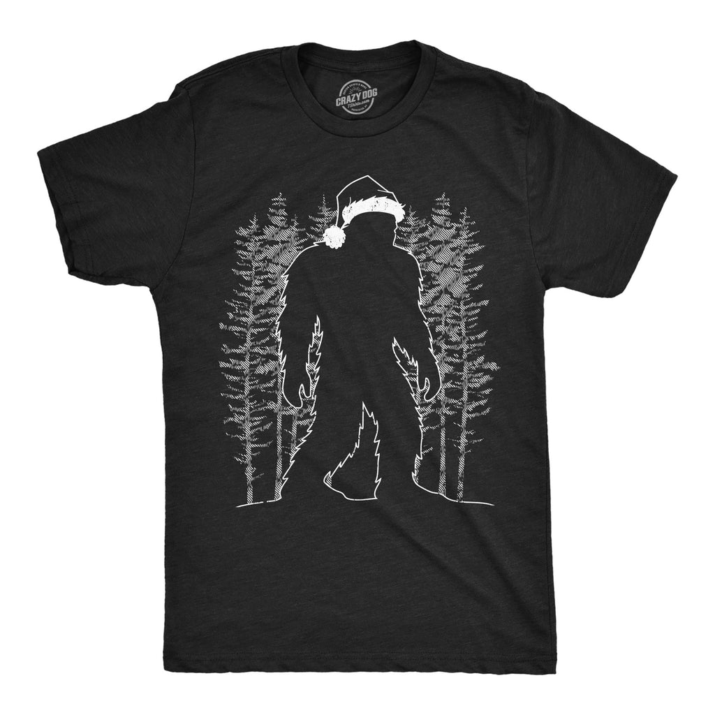 Bigfoot Santa Men's T Shirt
