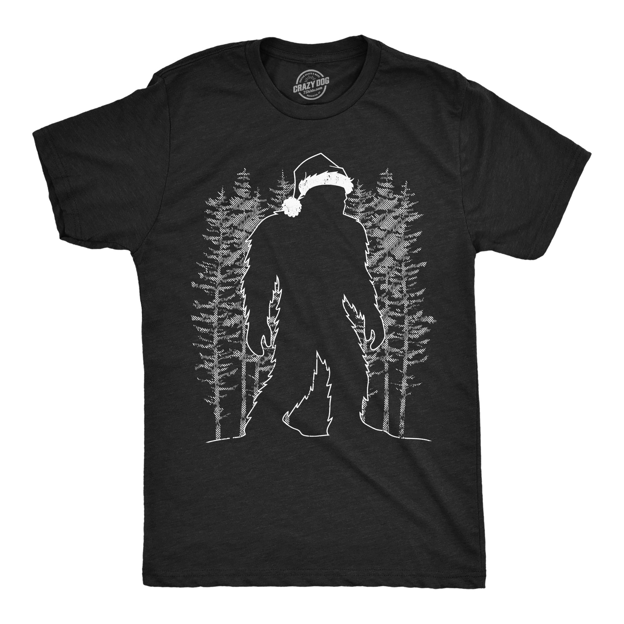 Bigfoot Santa Men's T Shirt