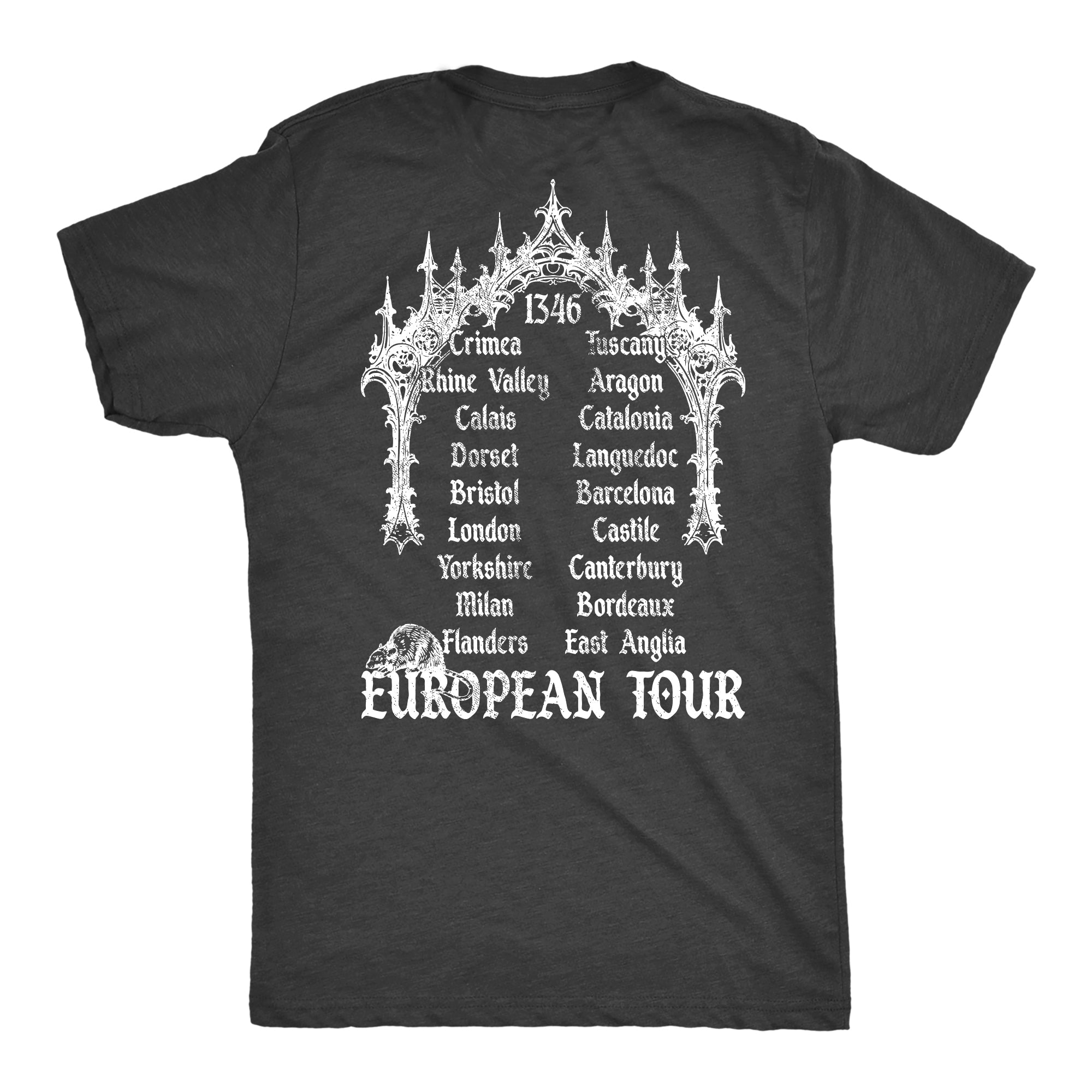 Black Death European Tour 1346 Men's T Shirt