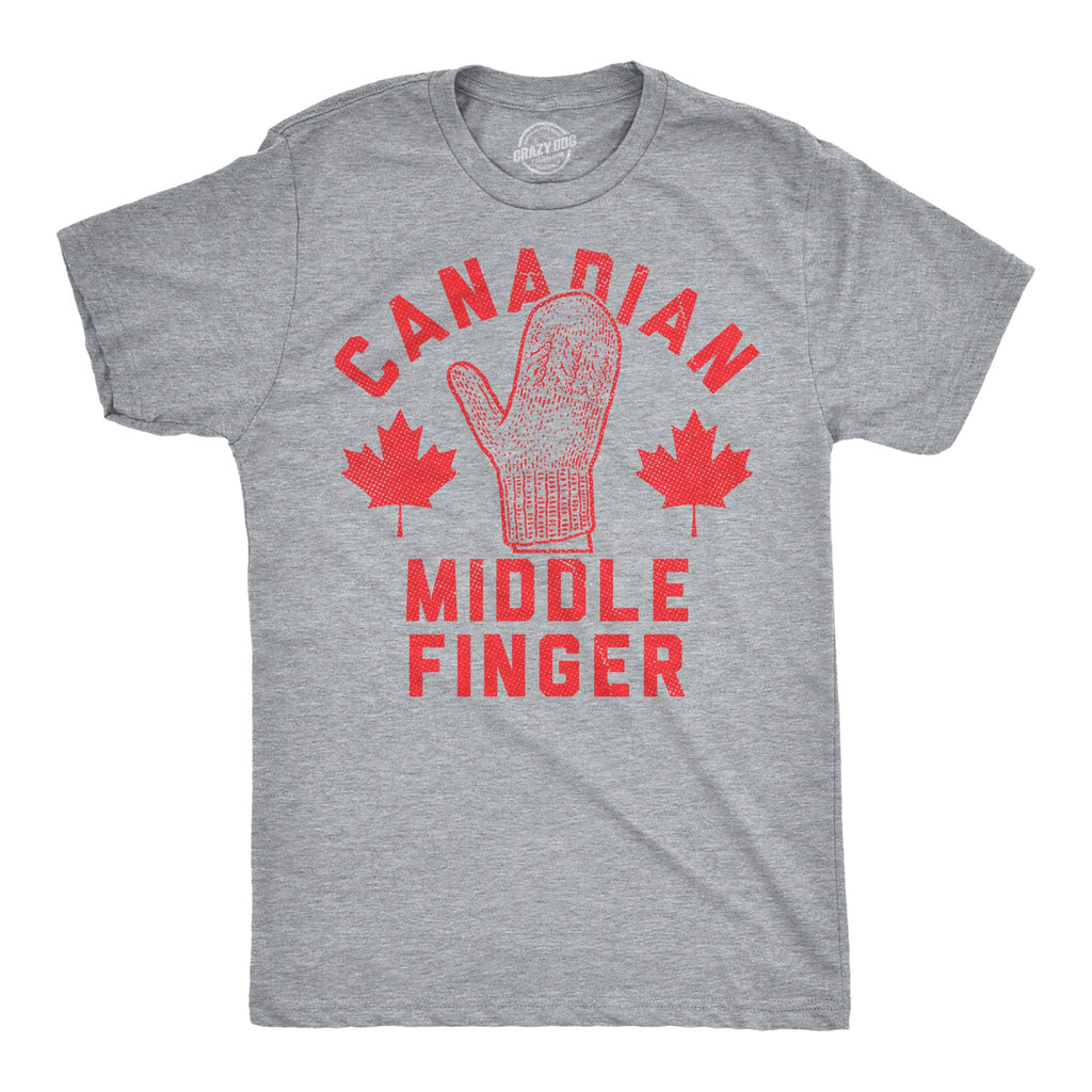 Canadian Middle Finger Men's T Shirt