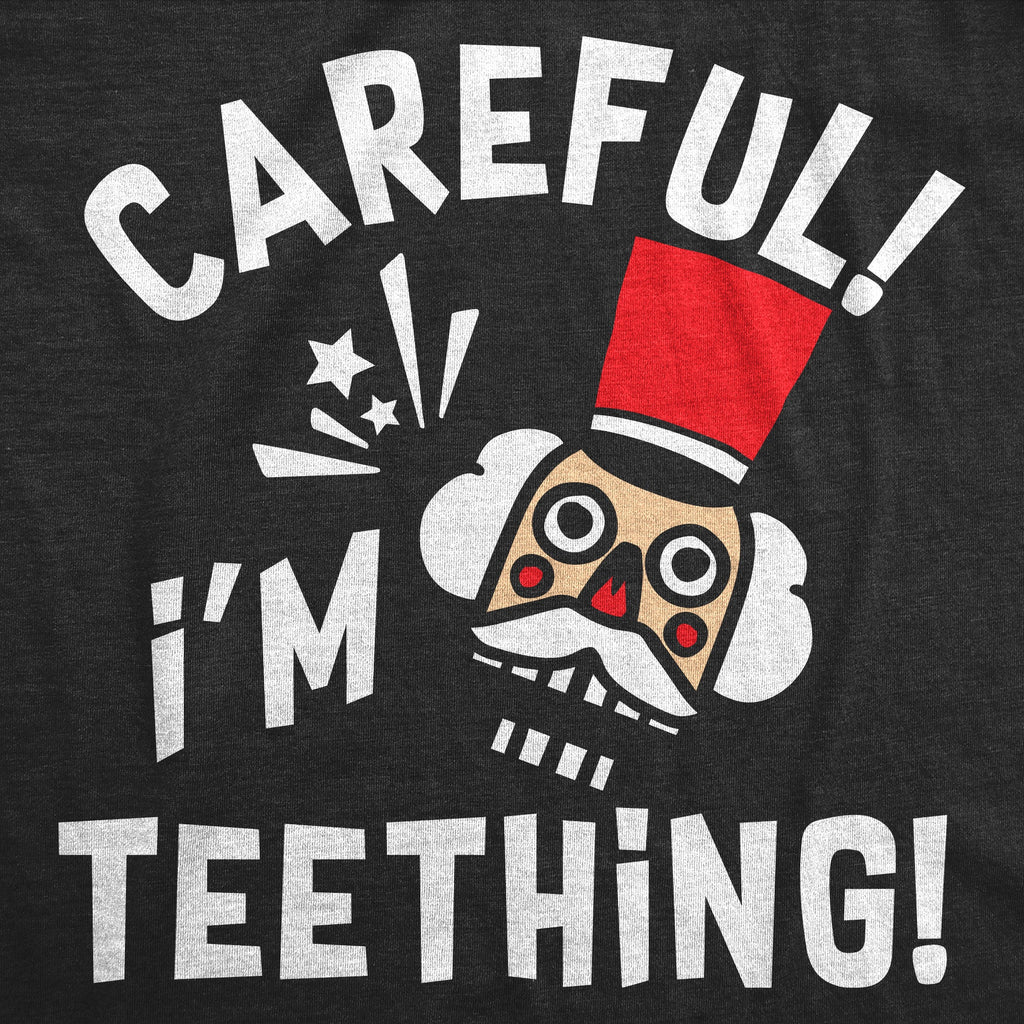 Careful Im Teething Baby Bodysuit